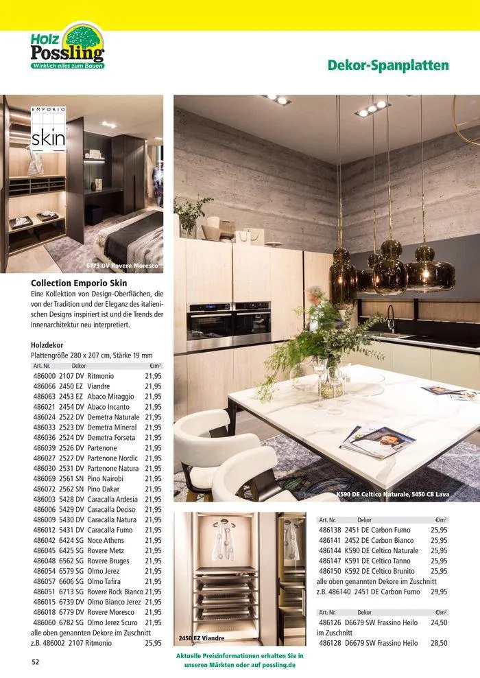 Holz-& Baukatalog 2024/25 von 27. März bis 31. Januar 2025 - Prospekt seite 52