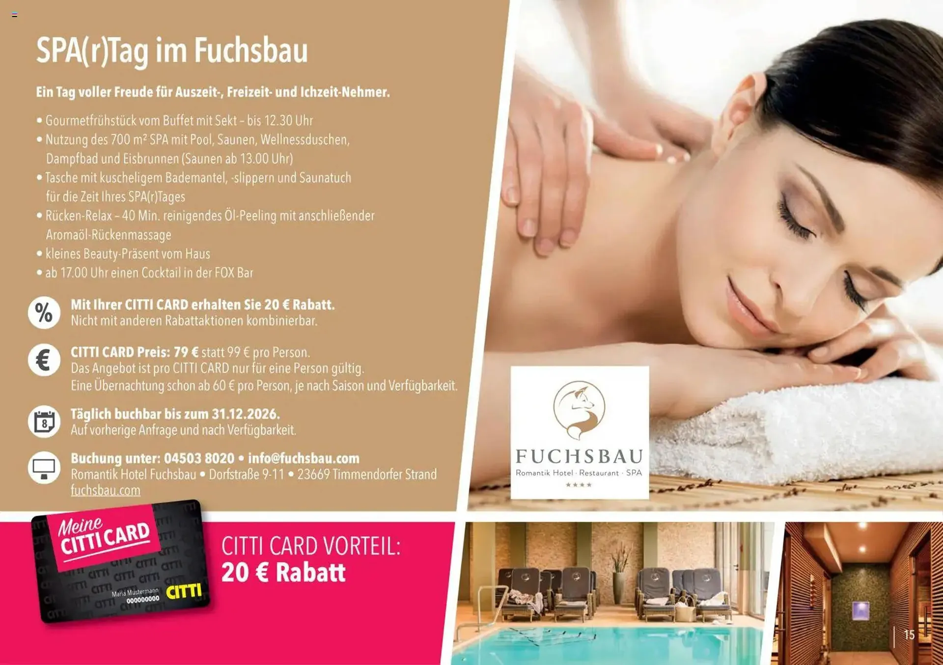 CITTI Markt Prospekt von 1. Januar bis 19. April 2026 - Prospekt seite 15