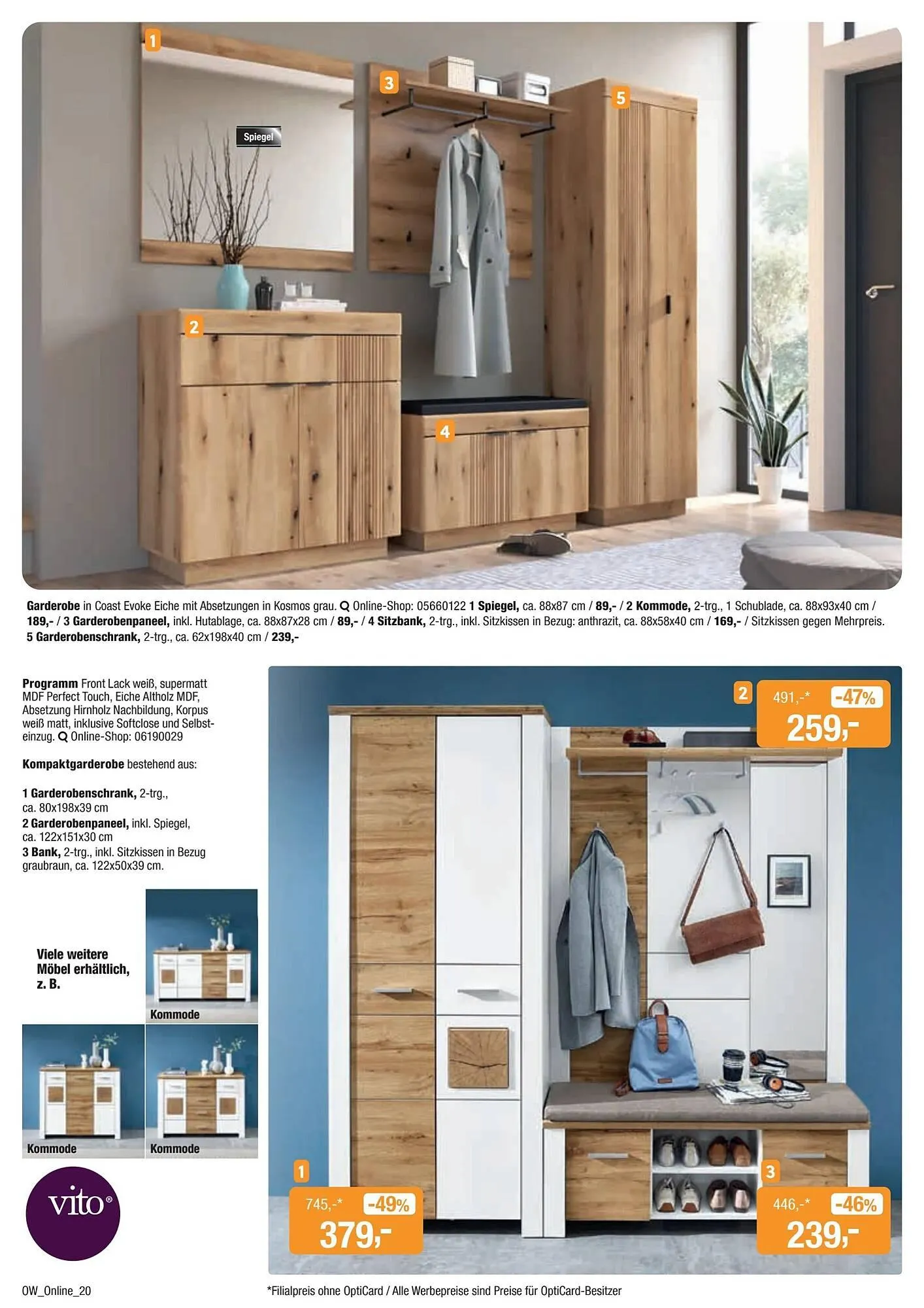 Opti Wohnwelt Prospekt von 9. Dezember bis 19. Dezember 2026 - Prospekt seite 20