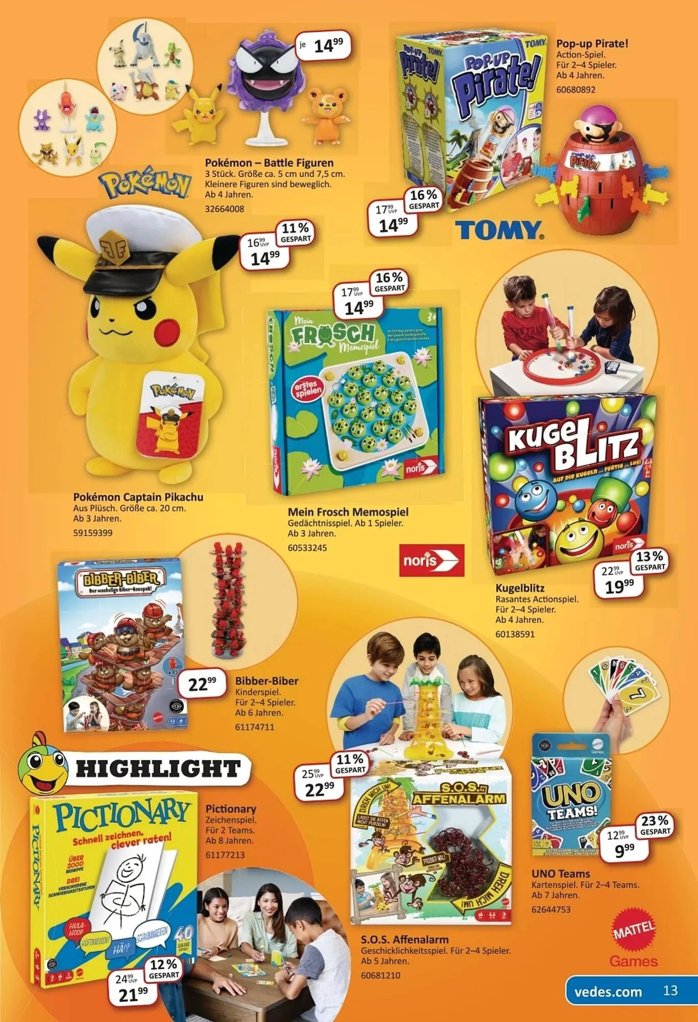 Vedes Prospekt von 1. Juni bis 1. September 2025 - Prospekt seite 13