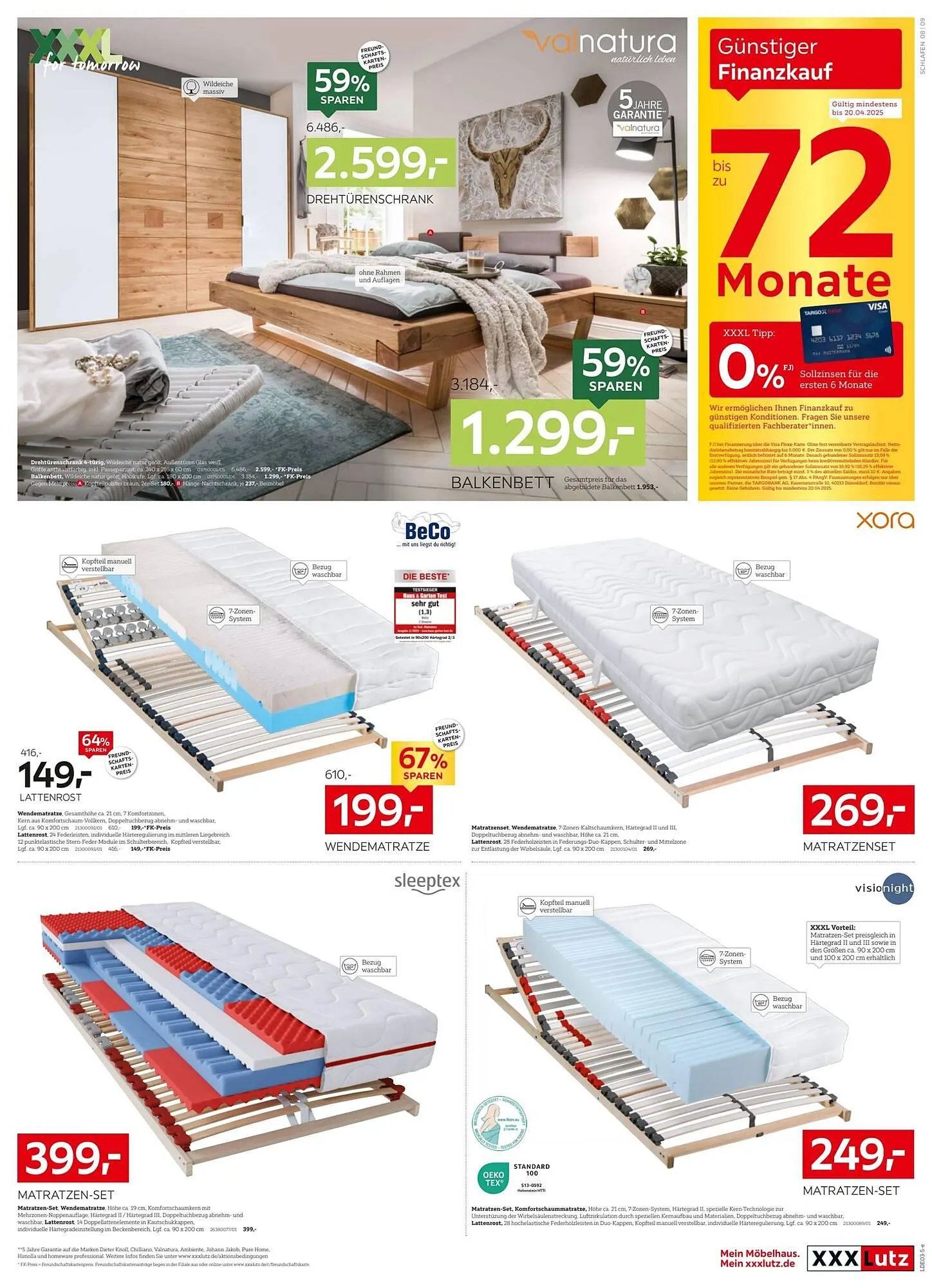 XXXLutz Prospekt von 5. April bis 21. April 2025 - Prospekt seite 9