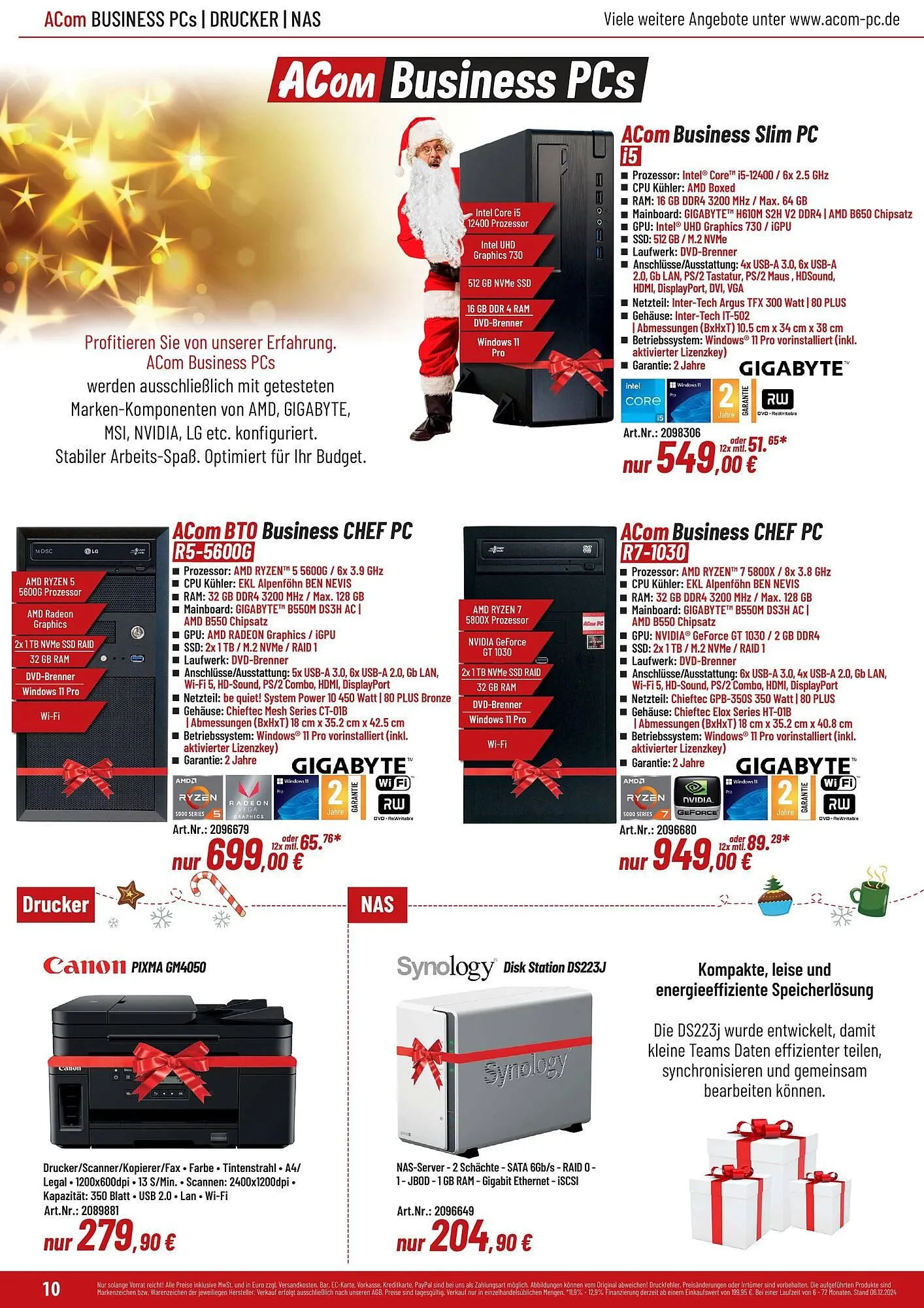 ACom PC Prospekt von 1. Dezember bis 31. Januar 2025 - Prospekt seite 10