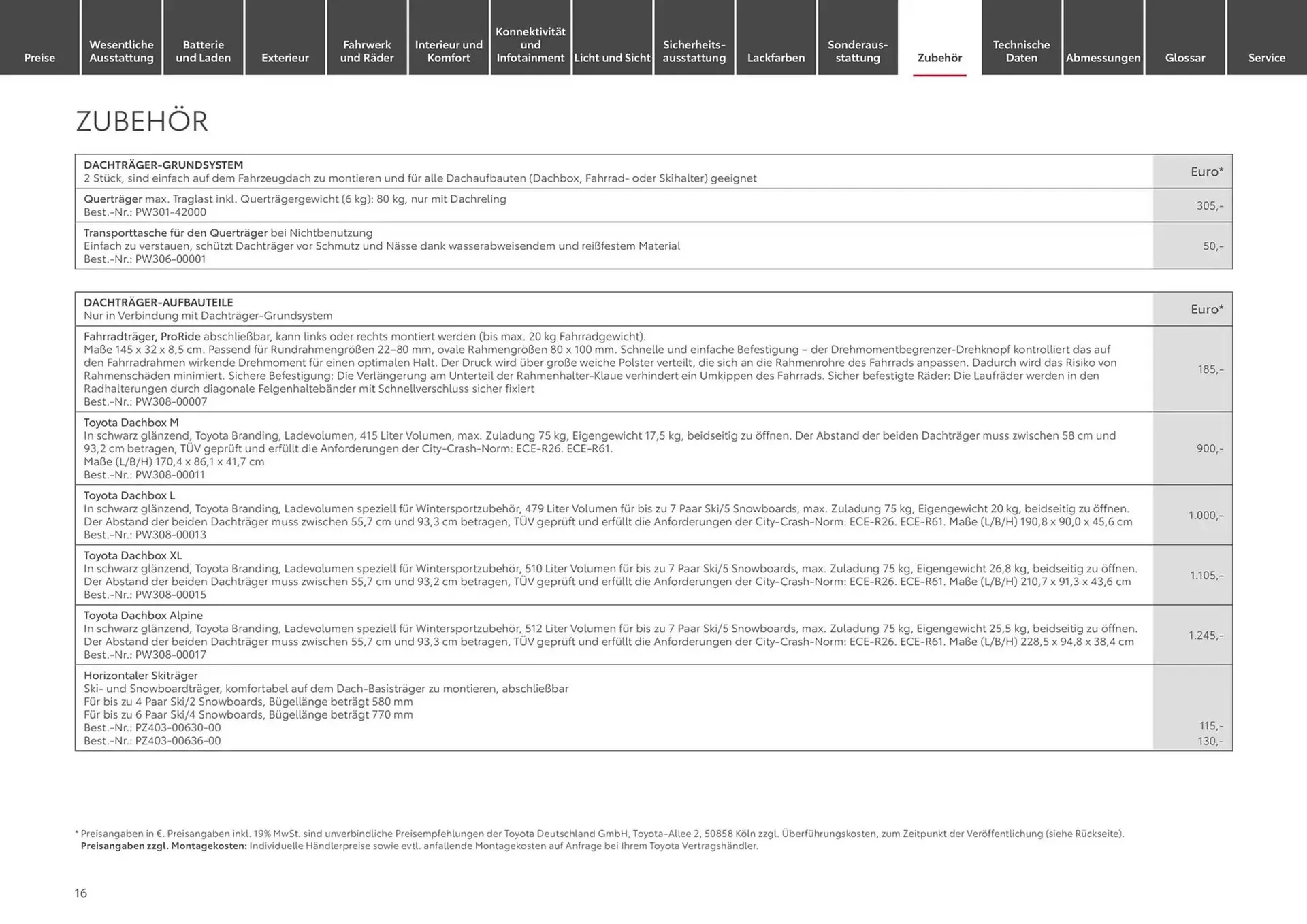 Toyota Prospekt von 26. September bis 26. September 2025 - Prospekt seite 16