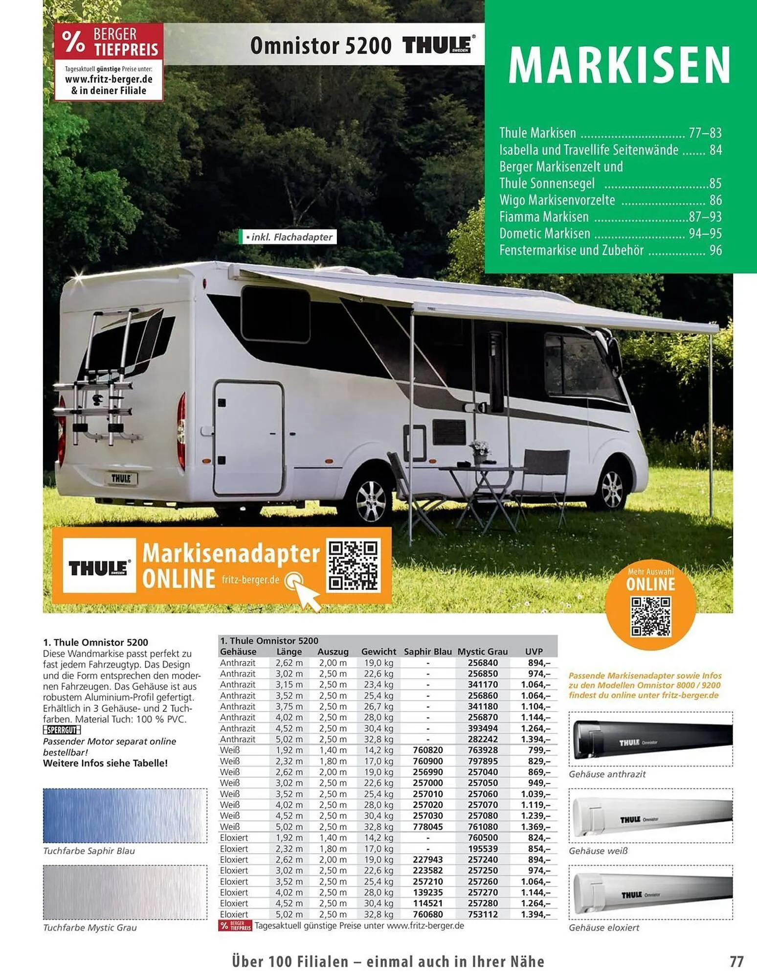 Fritz Berger Prospekt von 27. Mai bis 31. Dezember 2025 - Prospekt seite 77