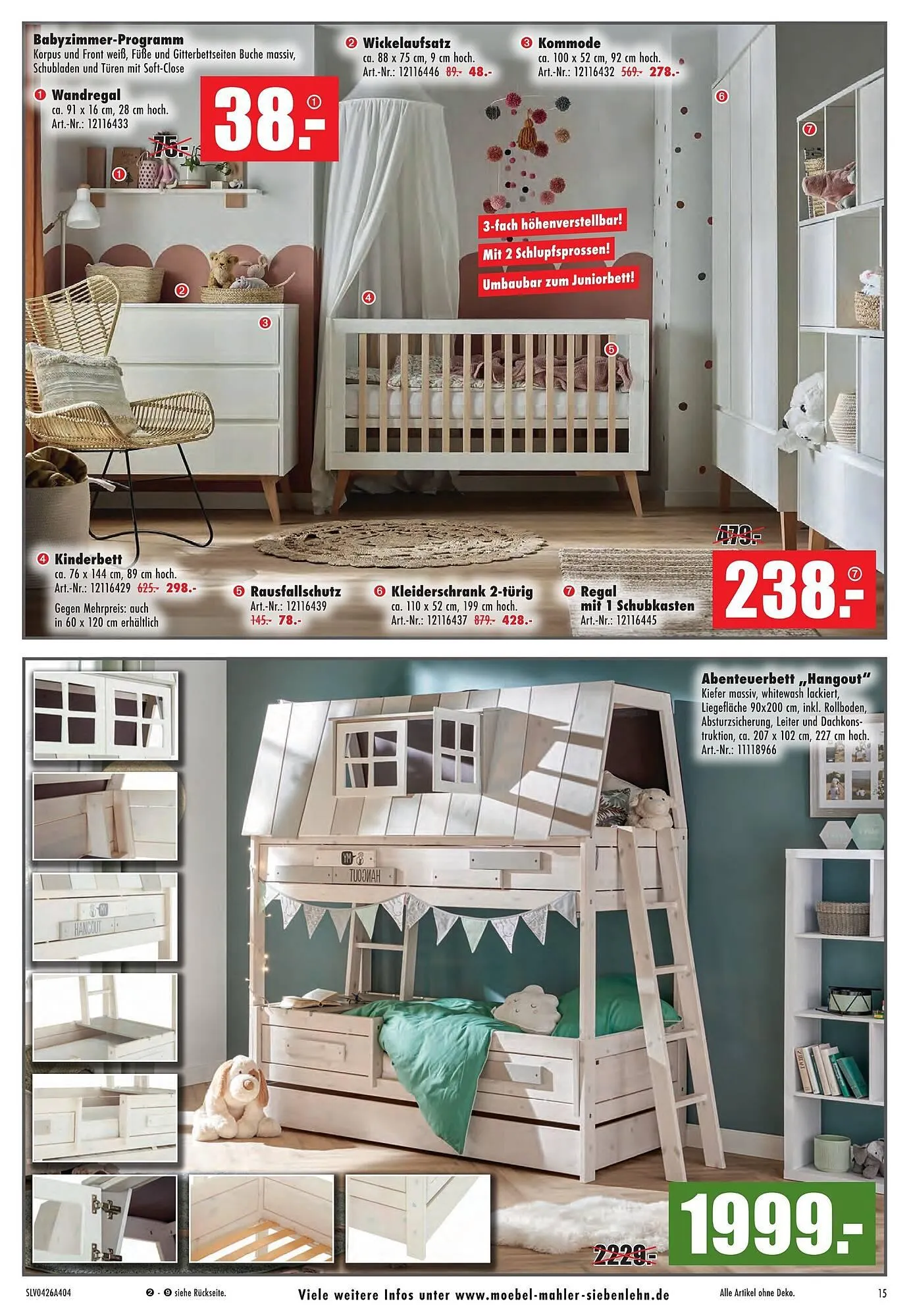Möbel Mahler Katalog von 15. April bis 5. Mai 2026 - Prospekt seite 15