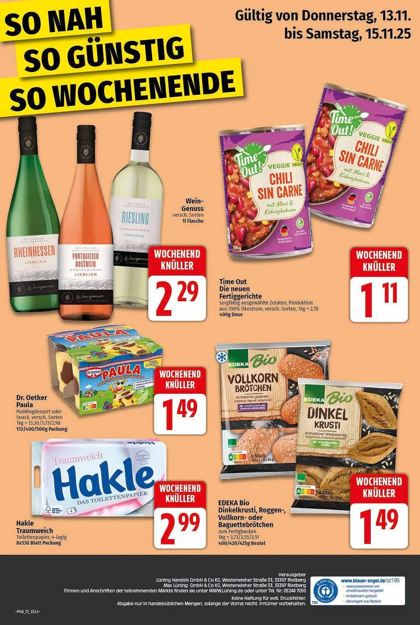 Elli Markt Prospekt von 10. November bis 15. November 2025 - Prospekt seite 14