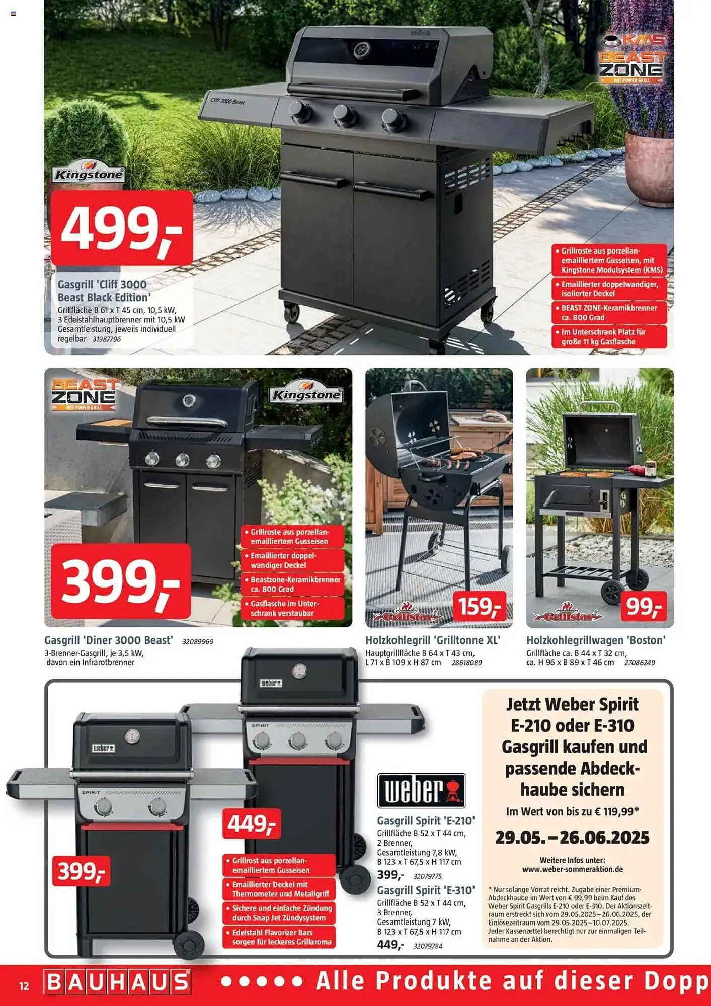 Bauhaus Prospekt von 31. Mai bis 28. Juni 2025 - Prospekt seite 12