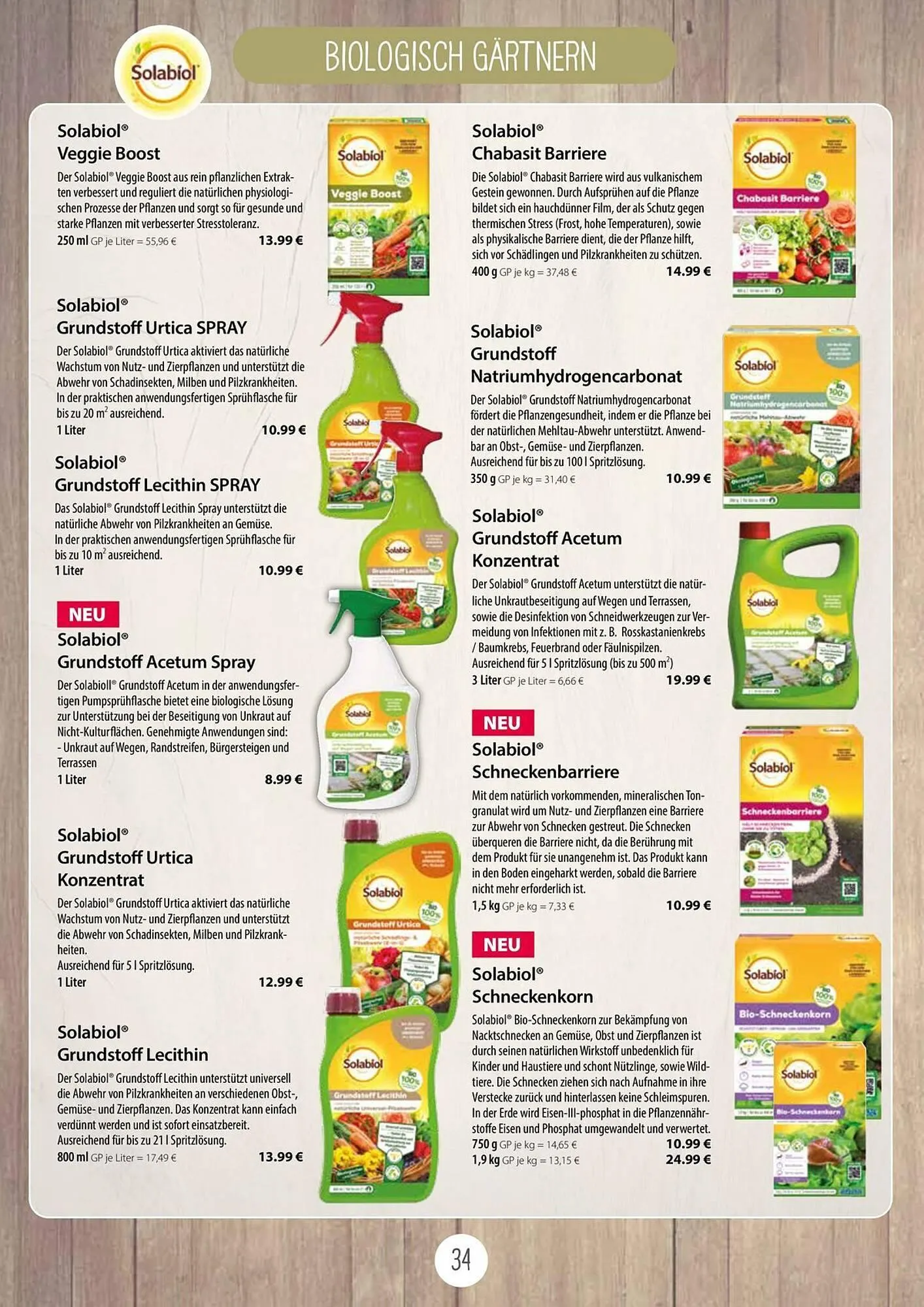 Kiebitzmarkt Prospekt von 16. April bis 31. August 2025 - Prospekt seite 34