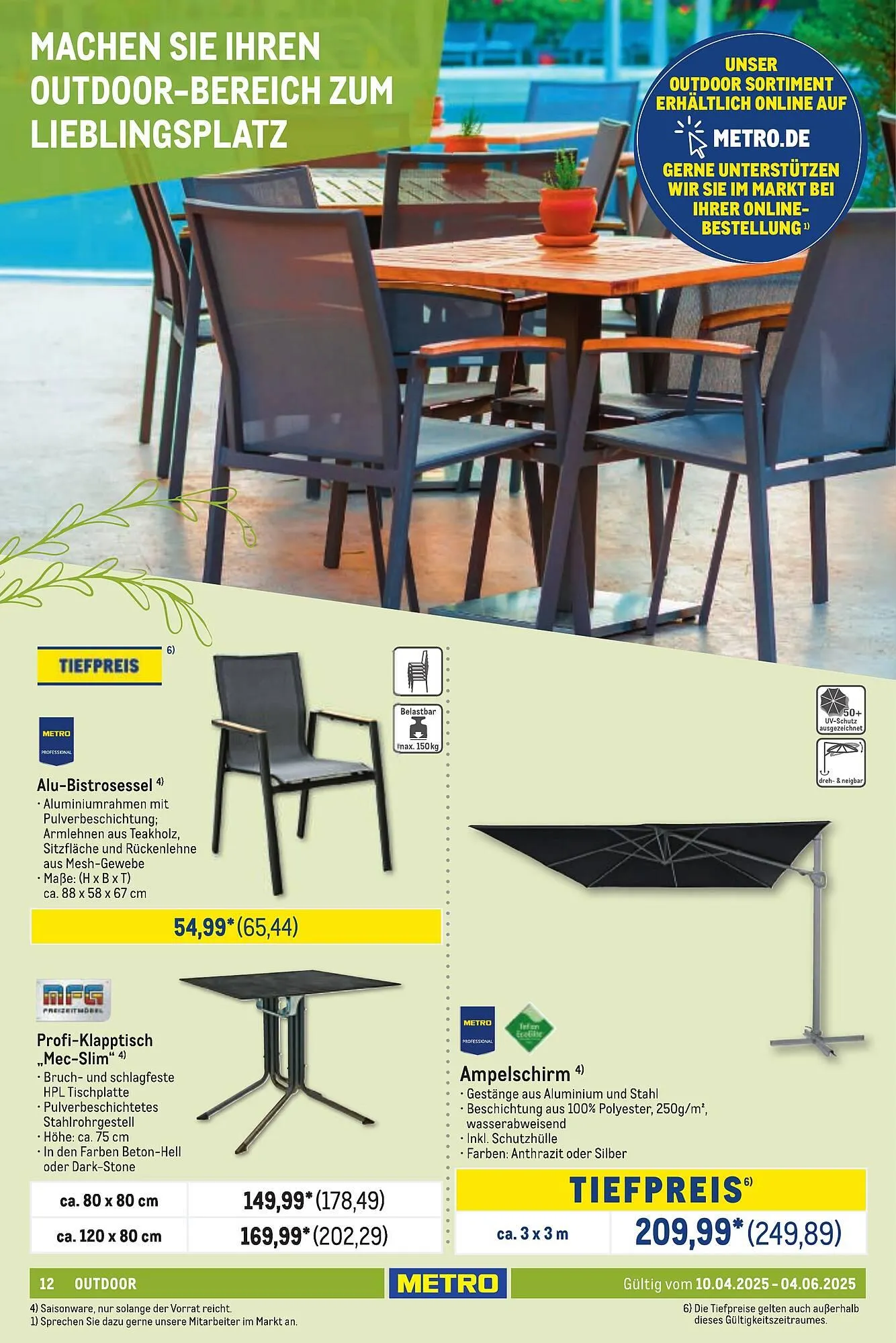 METRO Prospekt von 10. April bis 6. Juni 2025 - Prospekt seite 12