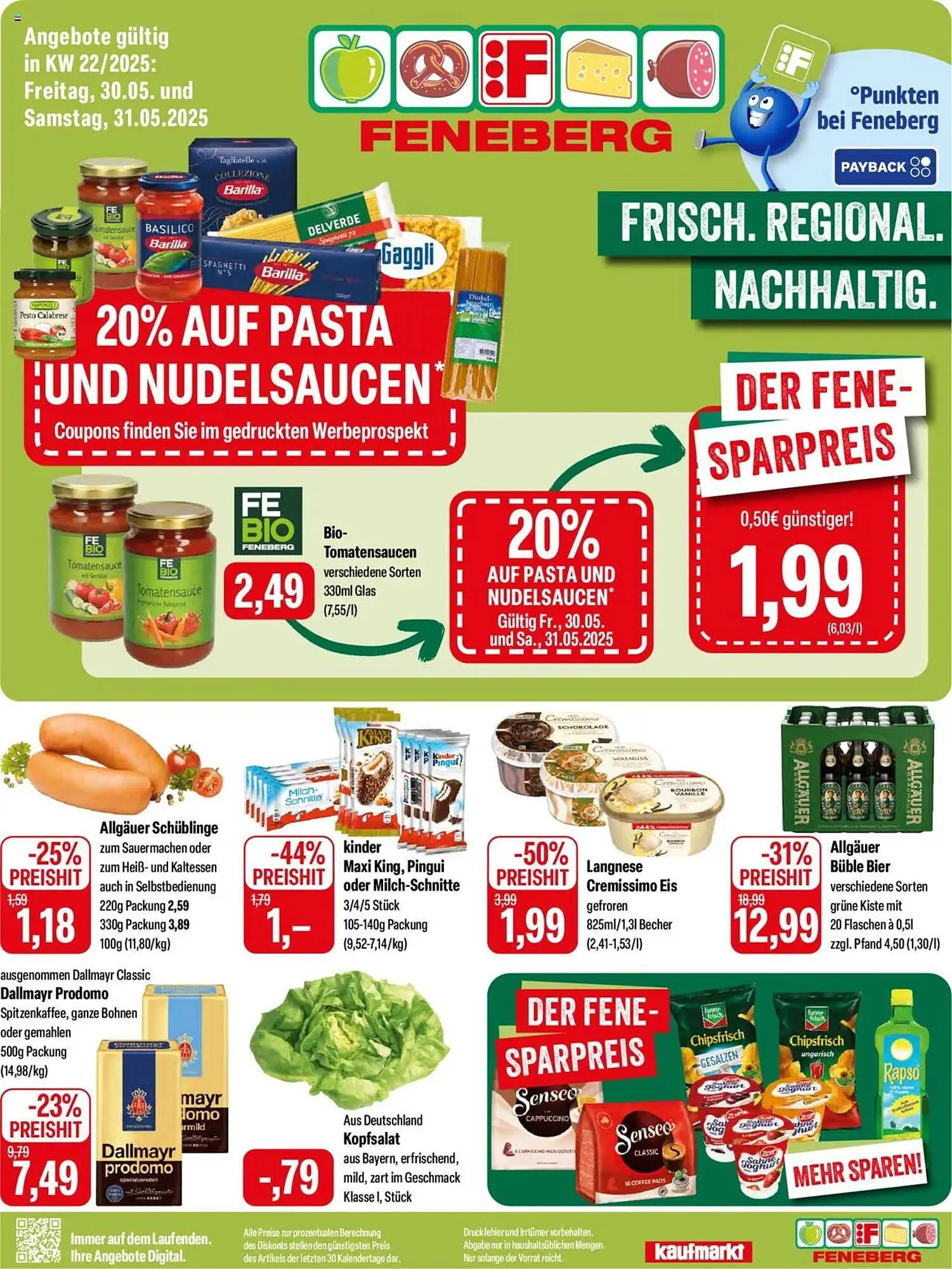 Feneberg Prospekt von 30. Mai bis 31. Mai 2025 - Prospekt seite 1