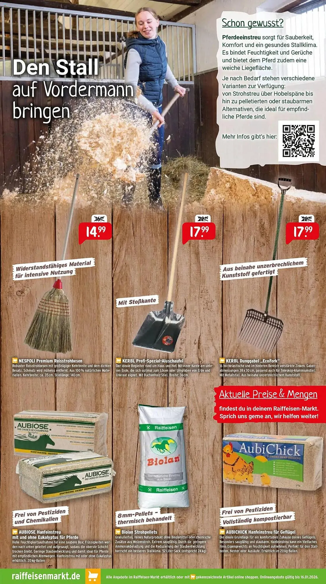 Raiffeisen Markt Prospekt von 5. Januar bis 31. Januar 2026 - Prospekt seite 7