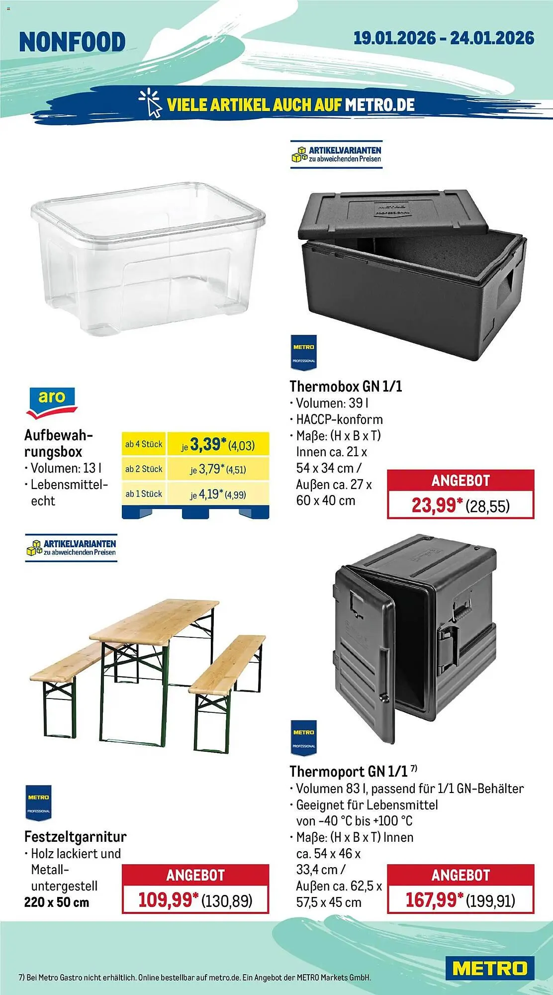 METRO Prospekt von 19. Januar bis 24. Januar 2026 - Prospekt seite 21