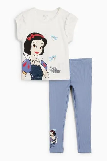 Snow White - set - short sleeve T-shirt and leggings - 2 piece