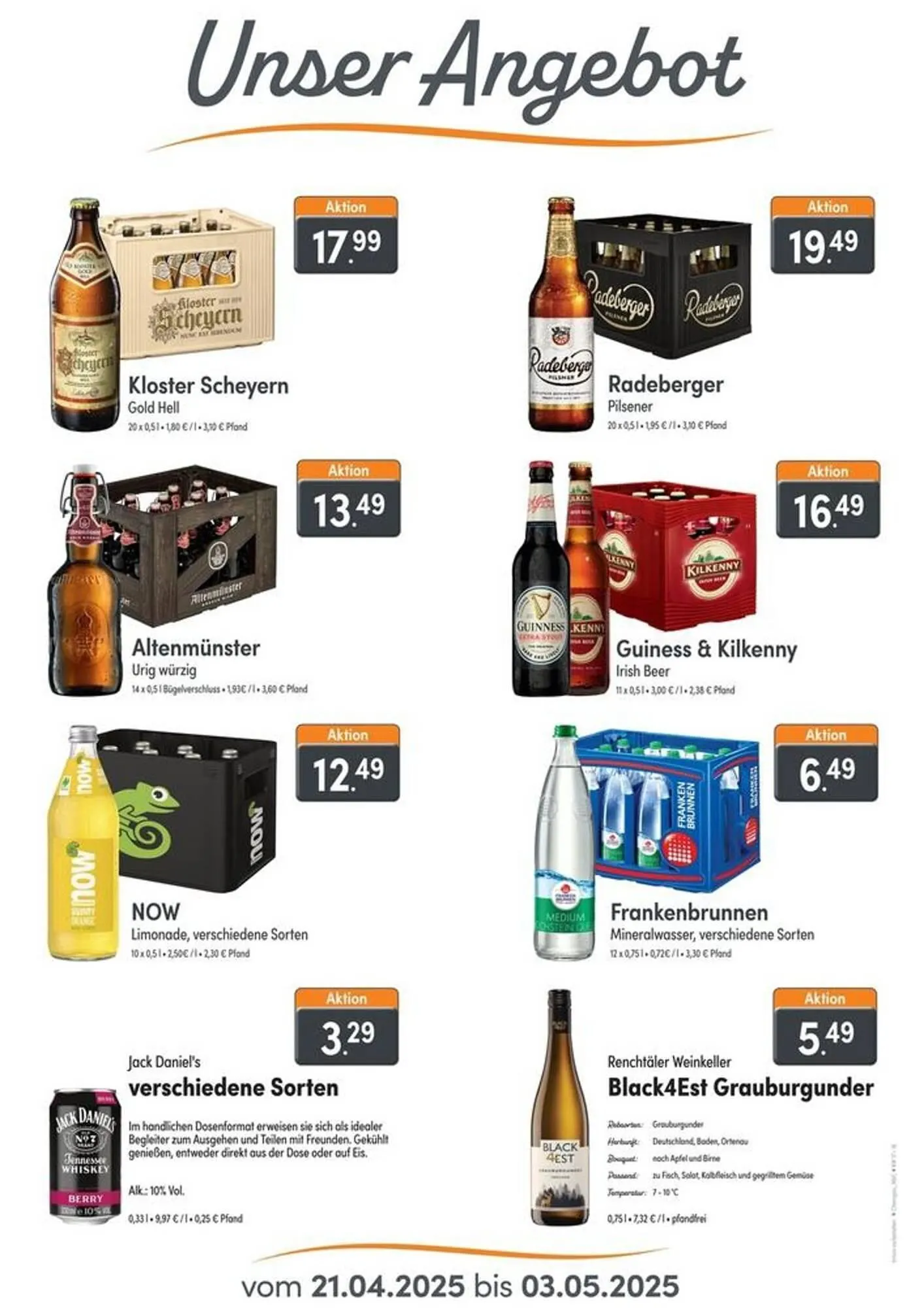 Fristo Getränkemarkt Prospekt - 1