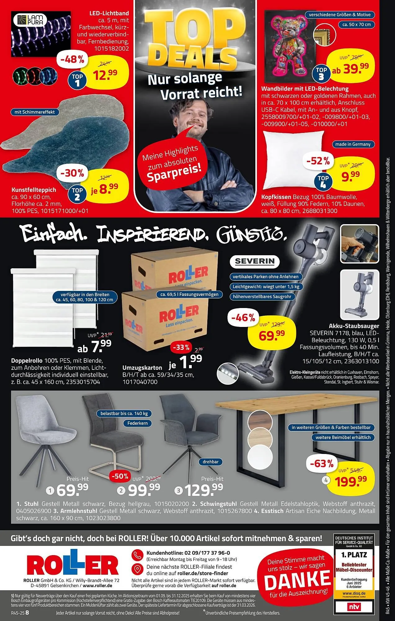 ROLLER Prospekt von 2. November bis 8. November 2025 - Prospekt seite 9