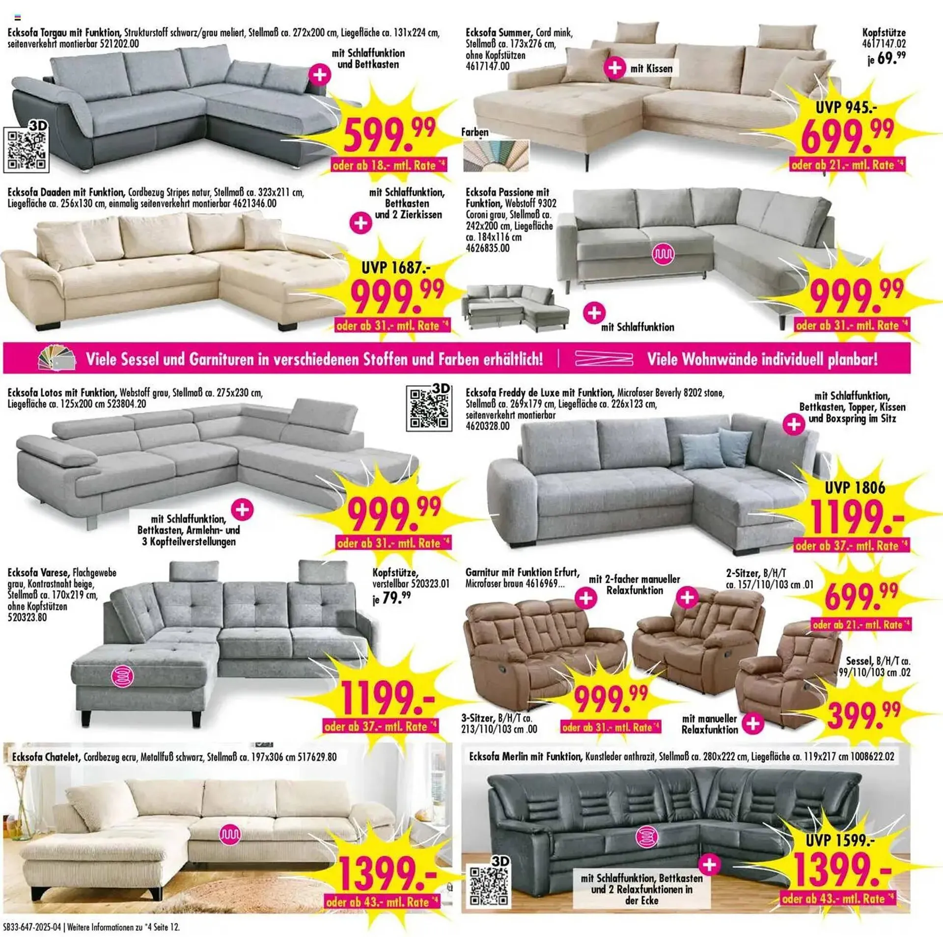 Möbel Boss Prospekt von 9. August bis 22. August 2025 - Prospekt seite 4