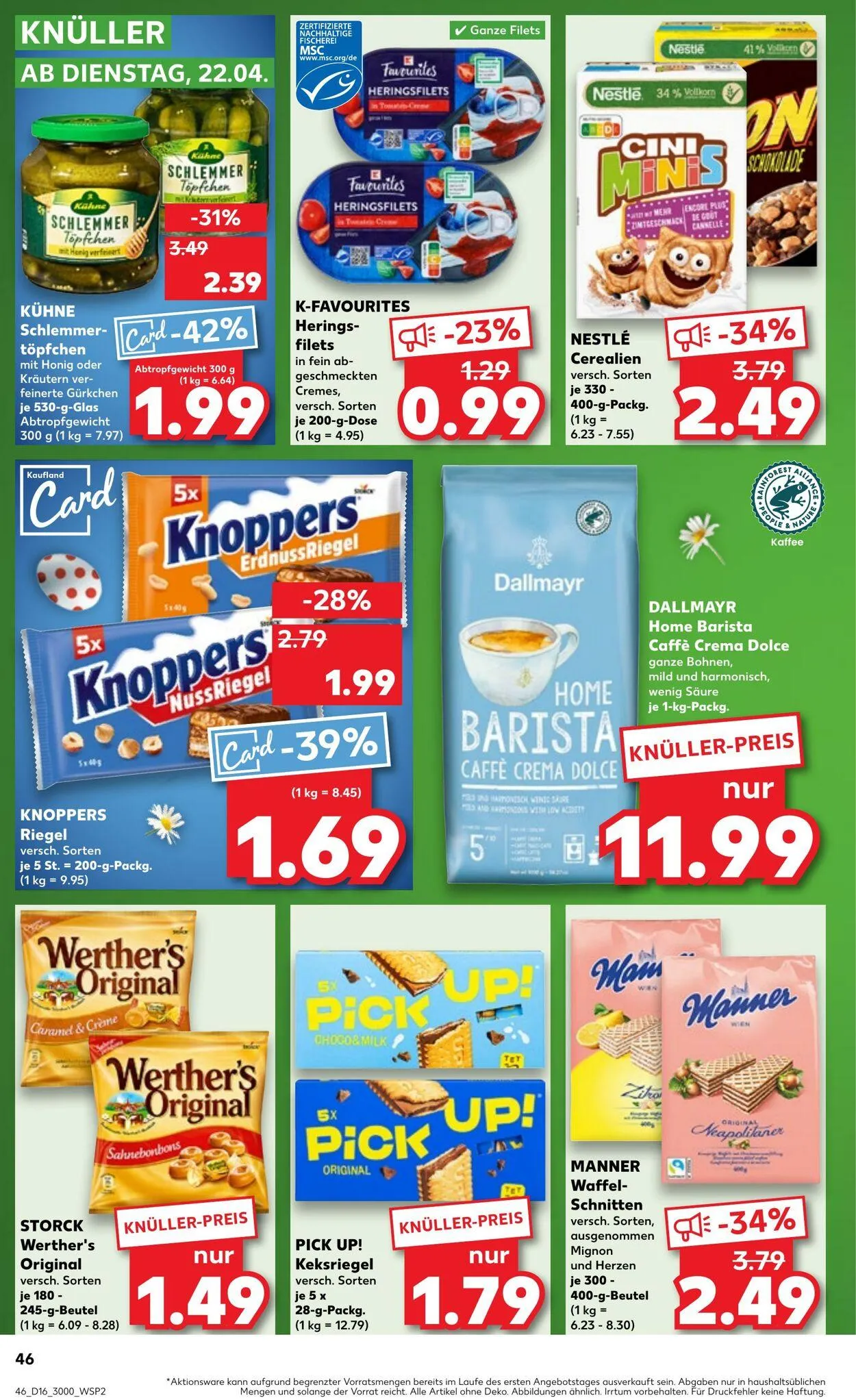 Kaufland - Bergen von 17. April bis 23. April 2025 - Prospekt seite 46