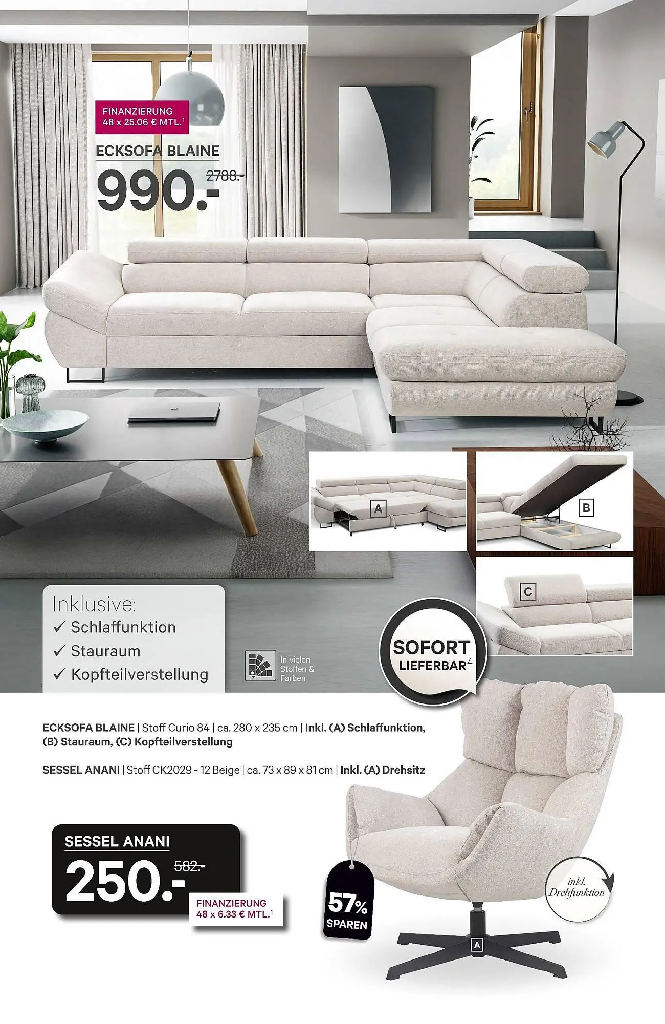 Kabs Polsterwelt Prospekt von 27. Juni bis 24. Juli 2025 - Prospekt seite 5