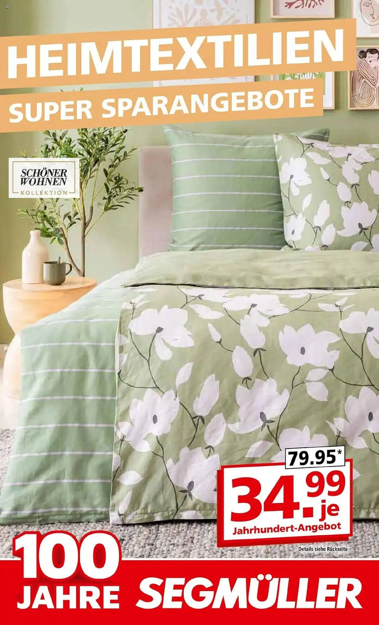 Segmüller Prospekt von 31. Mai bis 30. August 2025 - Prospekt seite 1