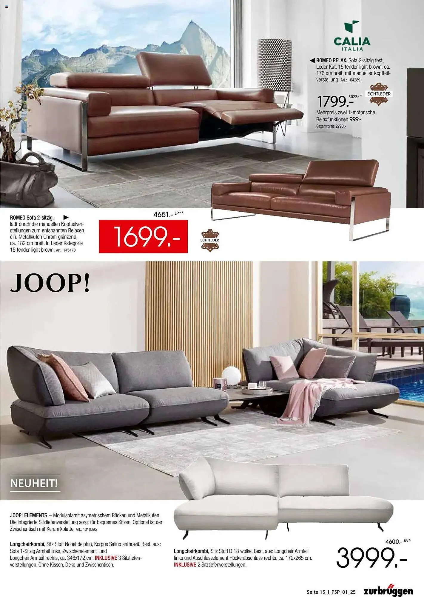 Zurbrüggen Prospekt von 27. Oktober bis 1. Dezember 2025 - Prospekt seite 15