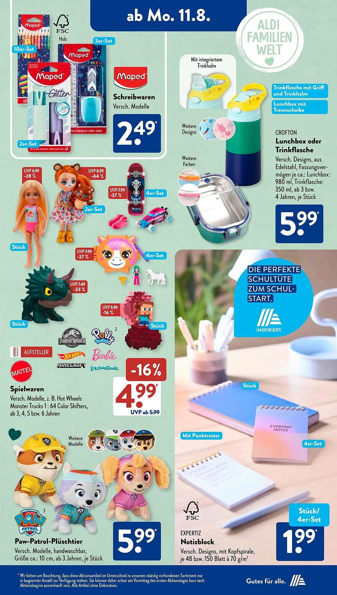 Aldi Süd Prospekt von 11. August bis 17. August 2025 - Prospekt seite 3