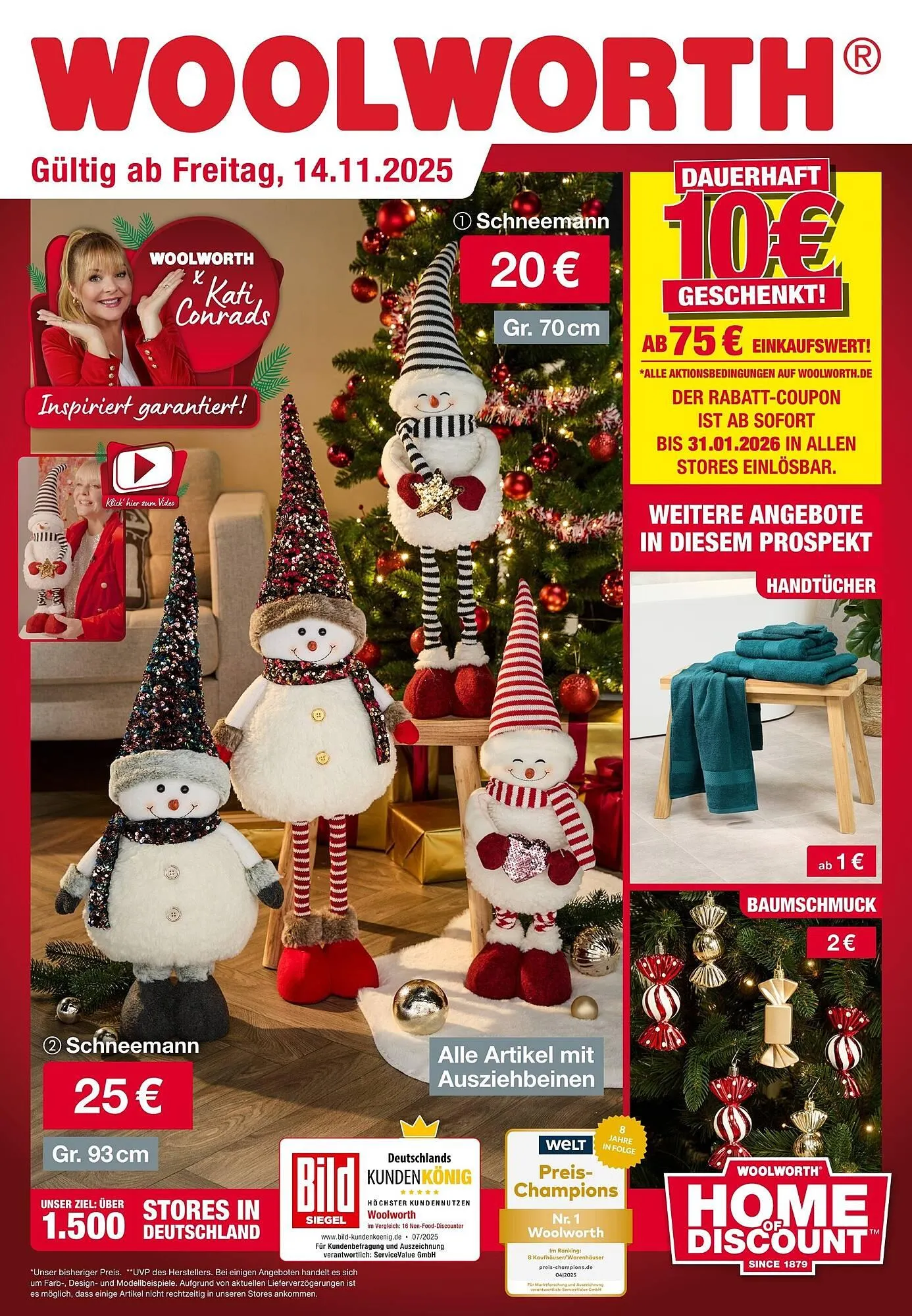 Woolworth Prospekt von 14. November bis 24. November 2025 - Prospekt seite 1