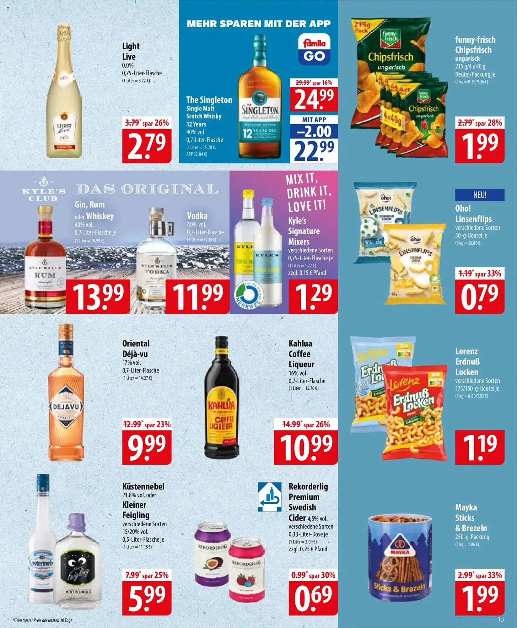 Famila Nord Ost Prospekt von 27. April bis 2. Mai 2026 - Prospekt seite 13