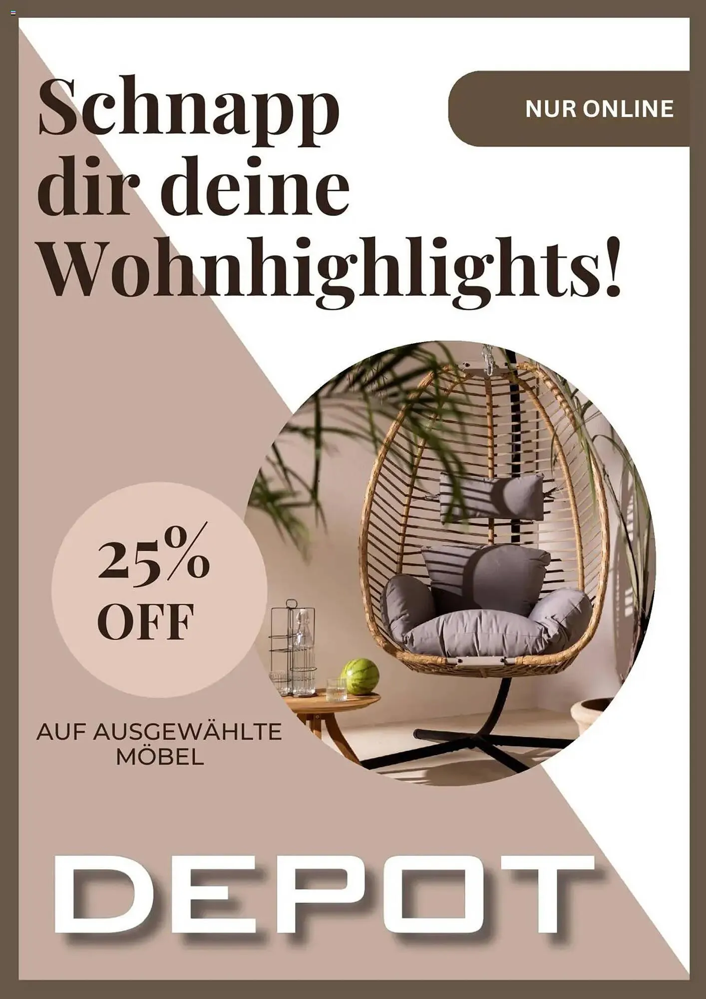 Depot Prospekt von 1. Mai bis 15. Mai 2025 - Prospekt seite 1