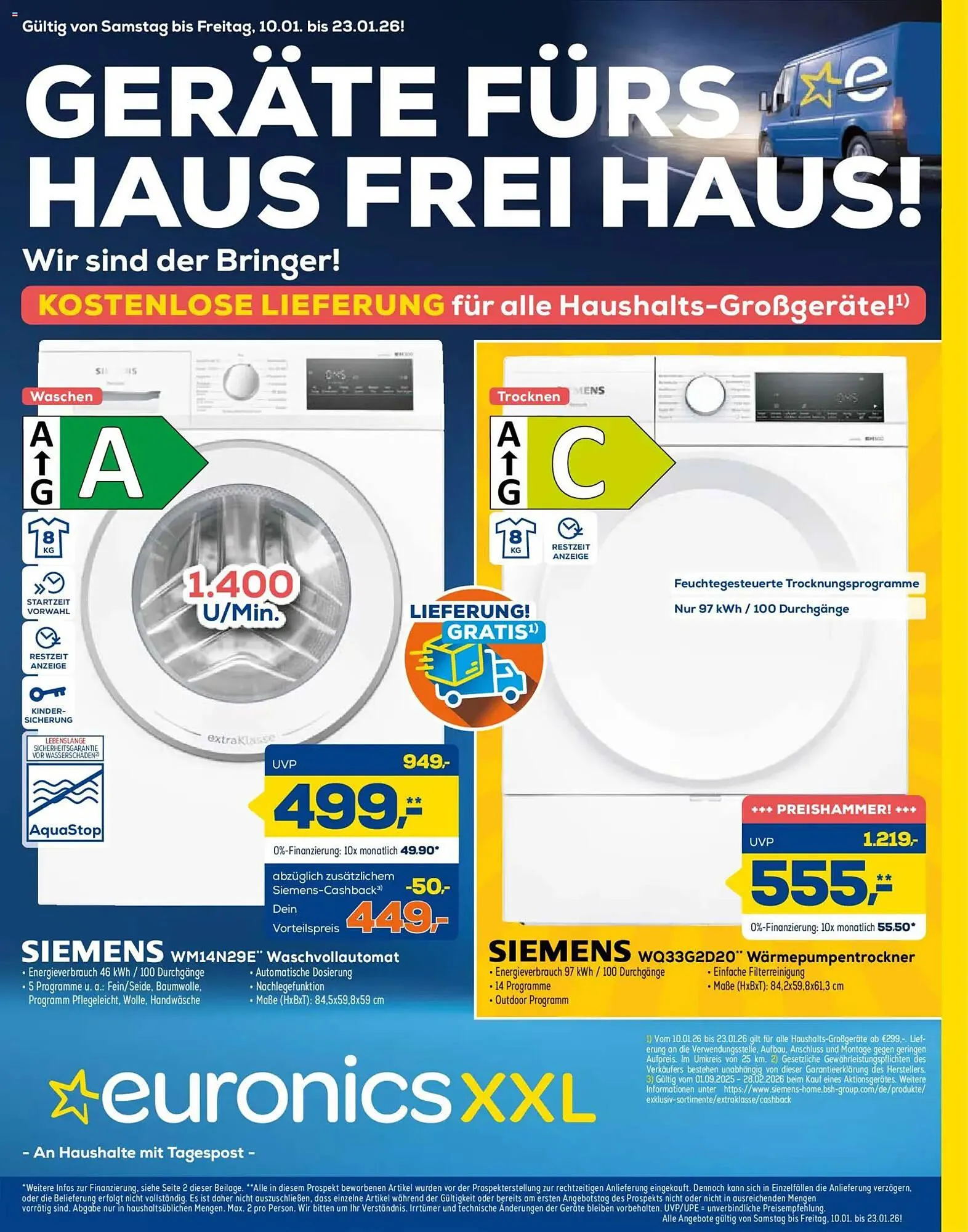 Euronics Prospekt von 10. Januar bis 23. Januar 2026 - Prospekt seite 1
