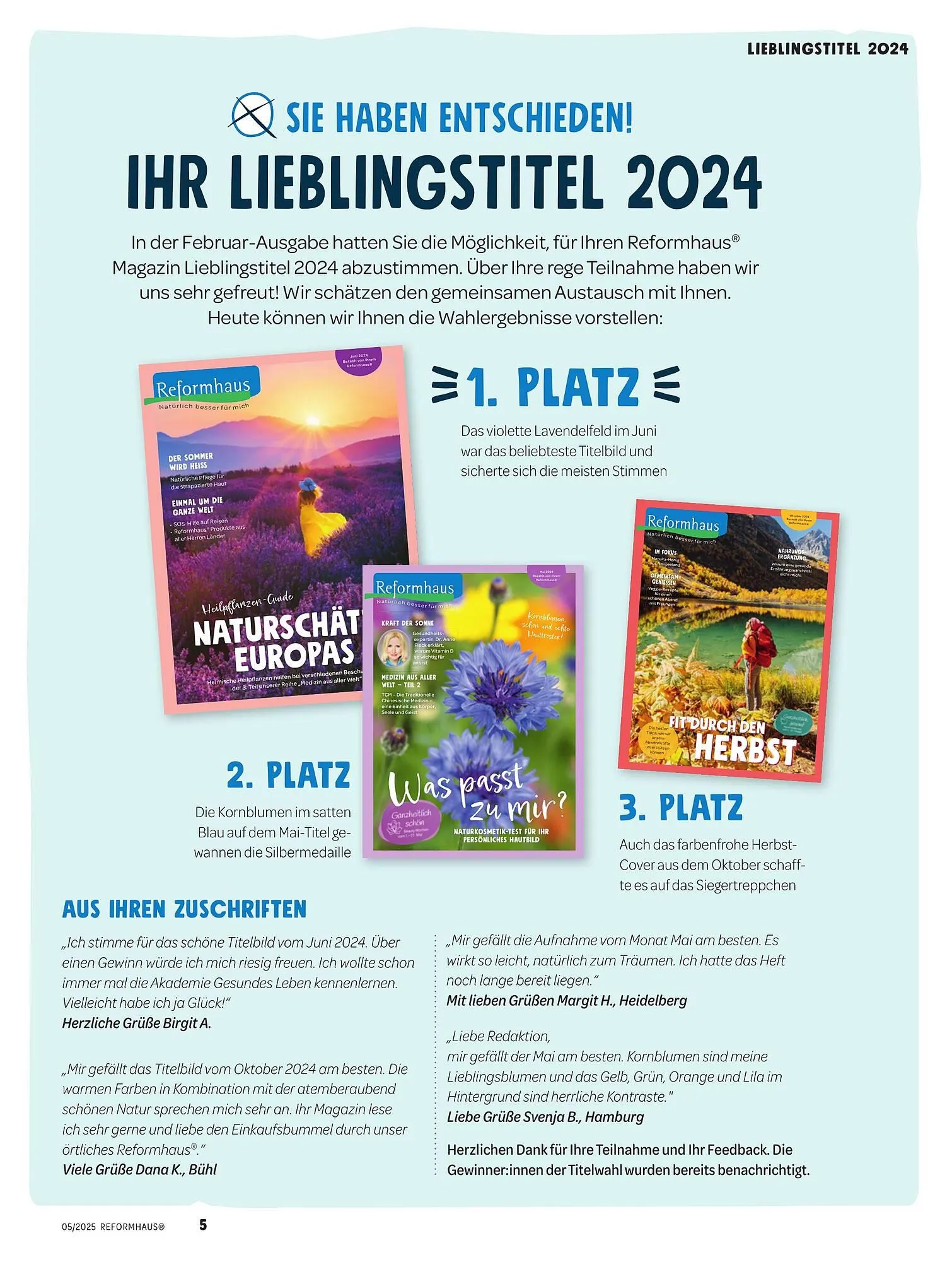 Reformhaus Prospekt von 1. Mai bis 31. Mai 2025 - Prospekt seite 5
