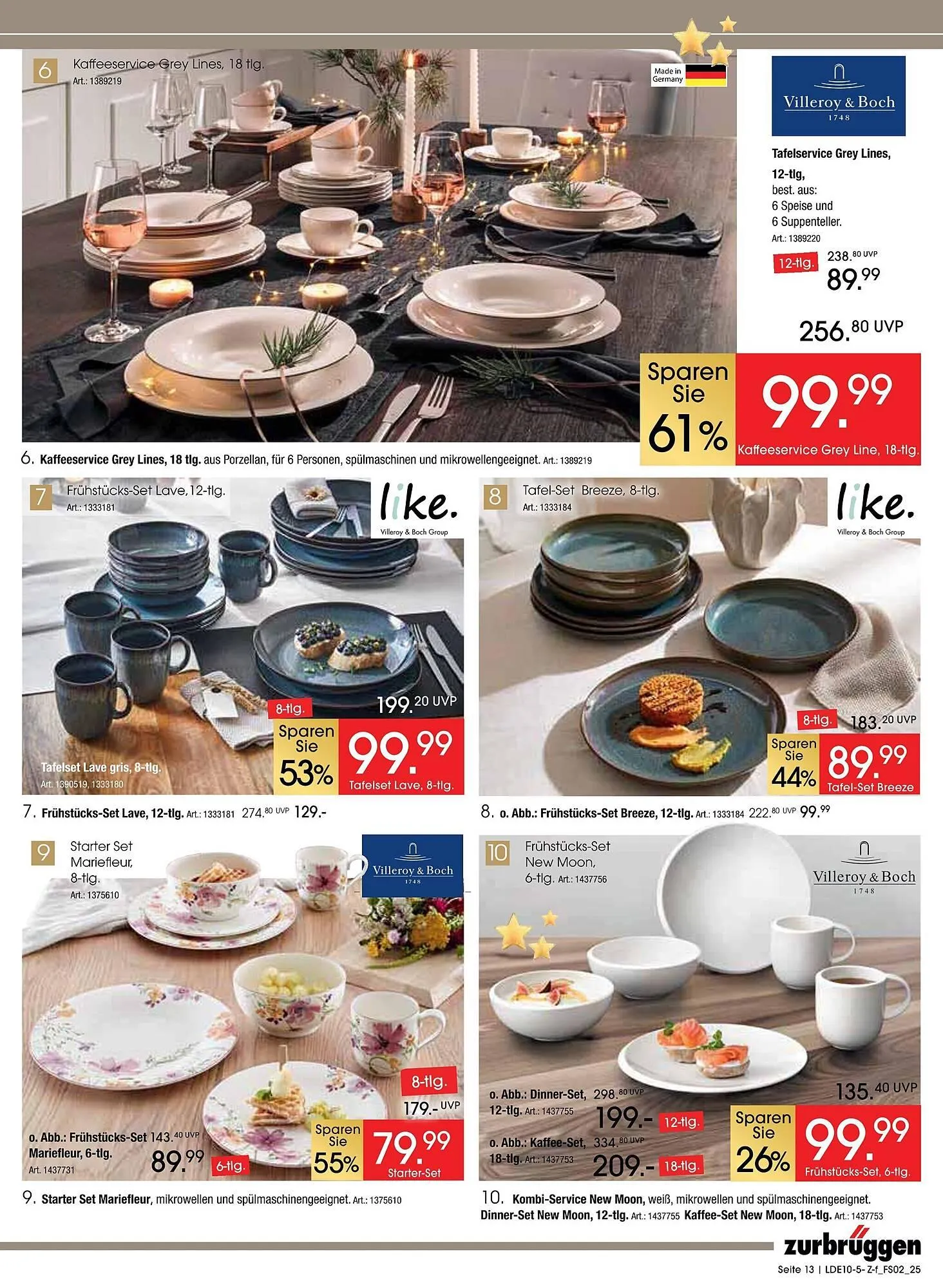 Zurbrüggen Prospekt von 11. Oktober bis 15. November 2025 - Prospekt seite 13