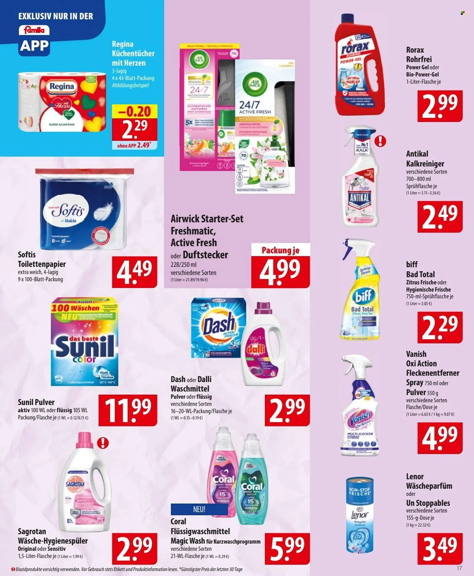 Famila Nord Ost Prospekt von 10. Juni bis 14. Juni 2025 - Prospekt seite 17