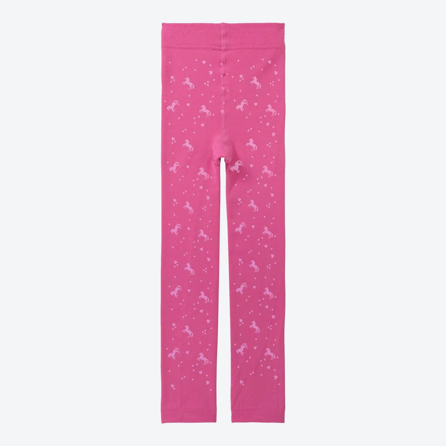 Kinder-Mädchen-Thermo-Leggings mit Pferde-All-Over-Print