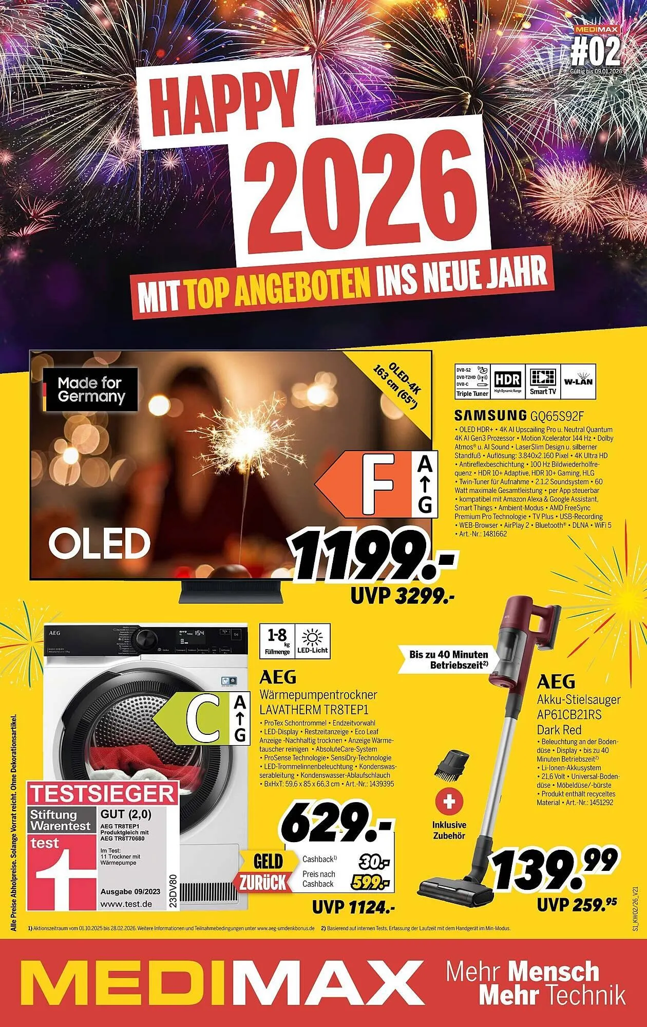MEDIMAX Prospekt von 2. Januar bis 9. Januar 2026 - Prospekt seite 1
