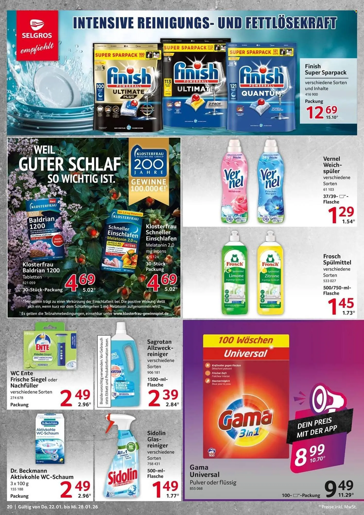 Selgros Prospekt von 22. Januar bis 28. Januar 2026 - Prospekt seite 20