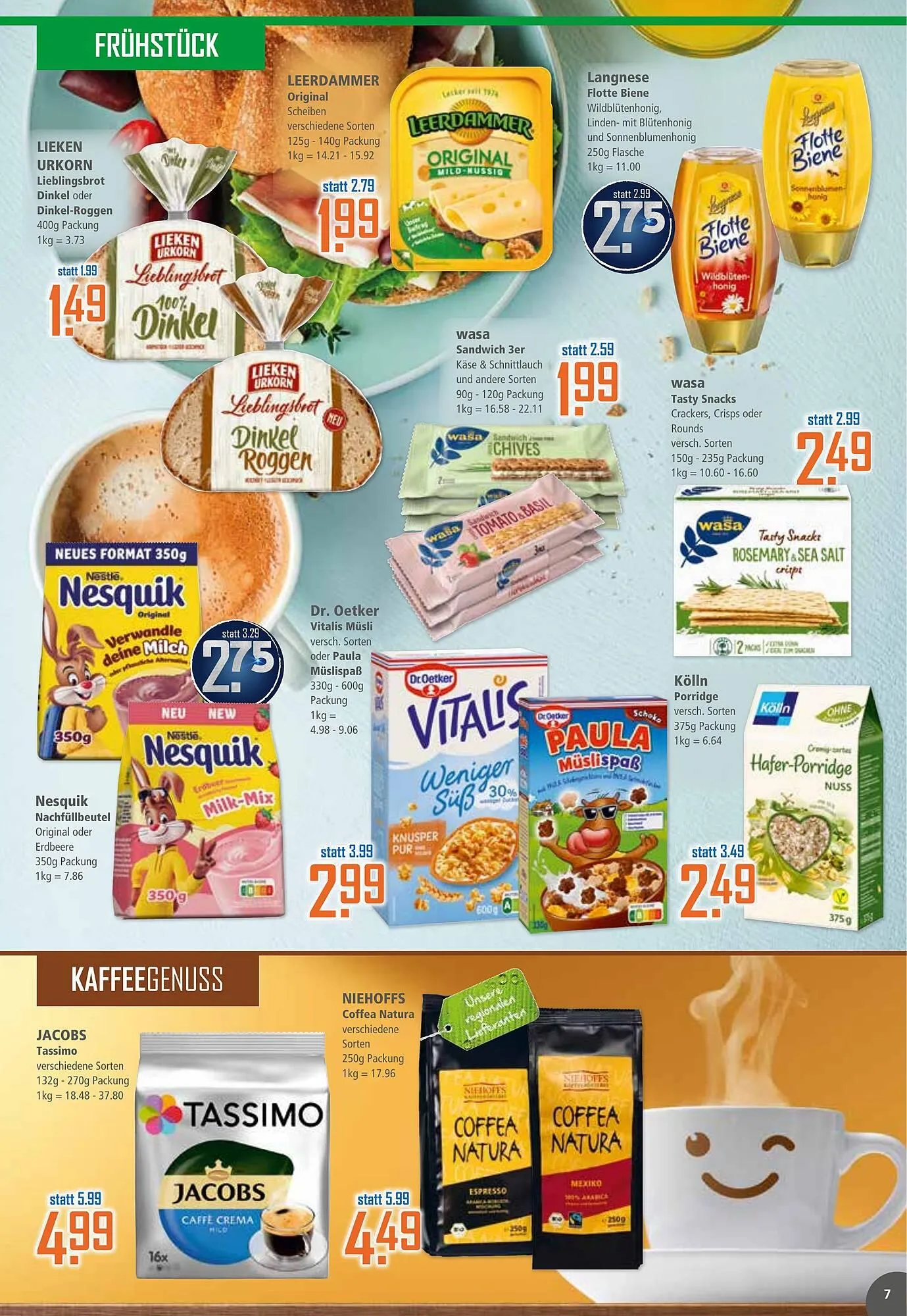 Klaas und Kock Prospekt von 12. Mai bis 17. Mai 2025 - Prospekt seite 7