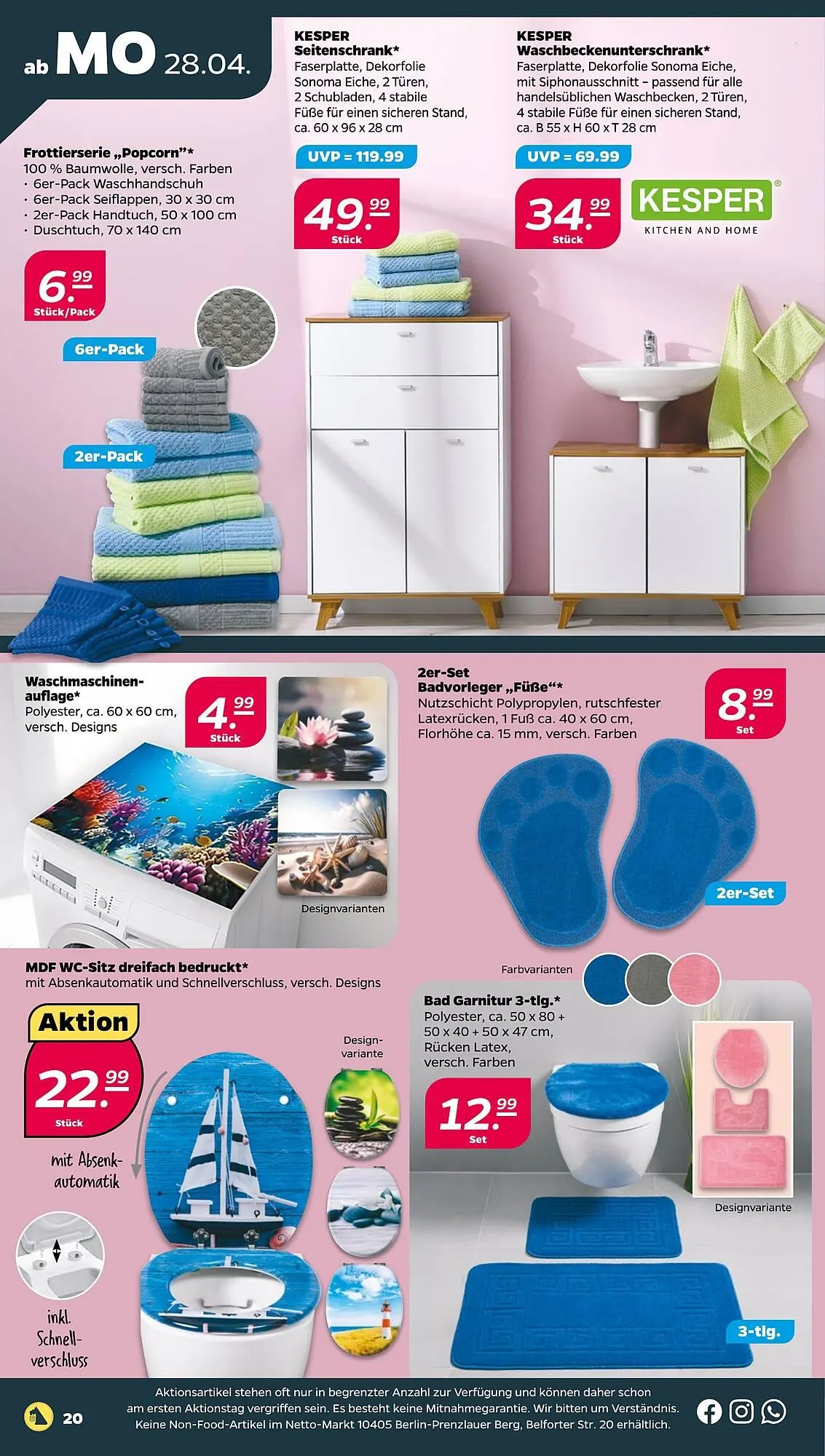 NETTO Prospekt von 28. April bis 3. Mai 2025 - Prospekt seite 20