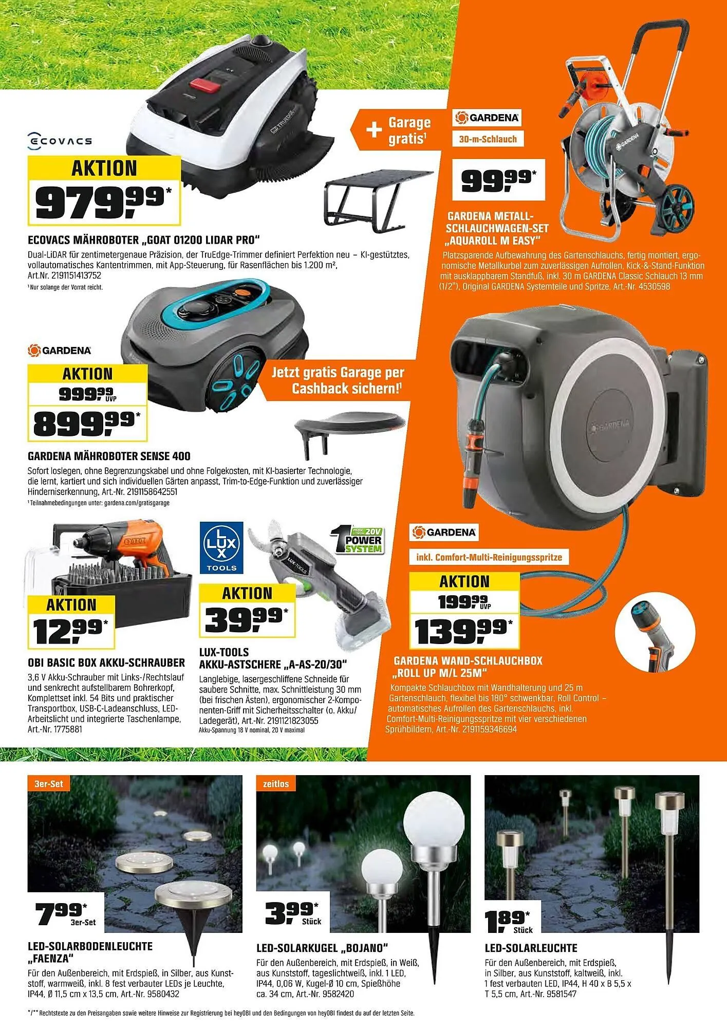 OBI Prospekt von 27. März bis 30. April 2026 - Prospekt seite 13