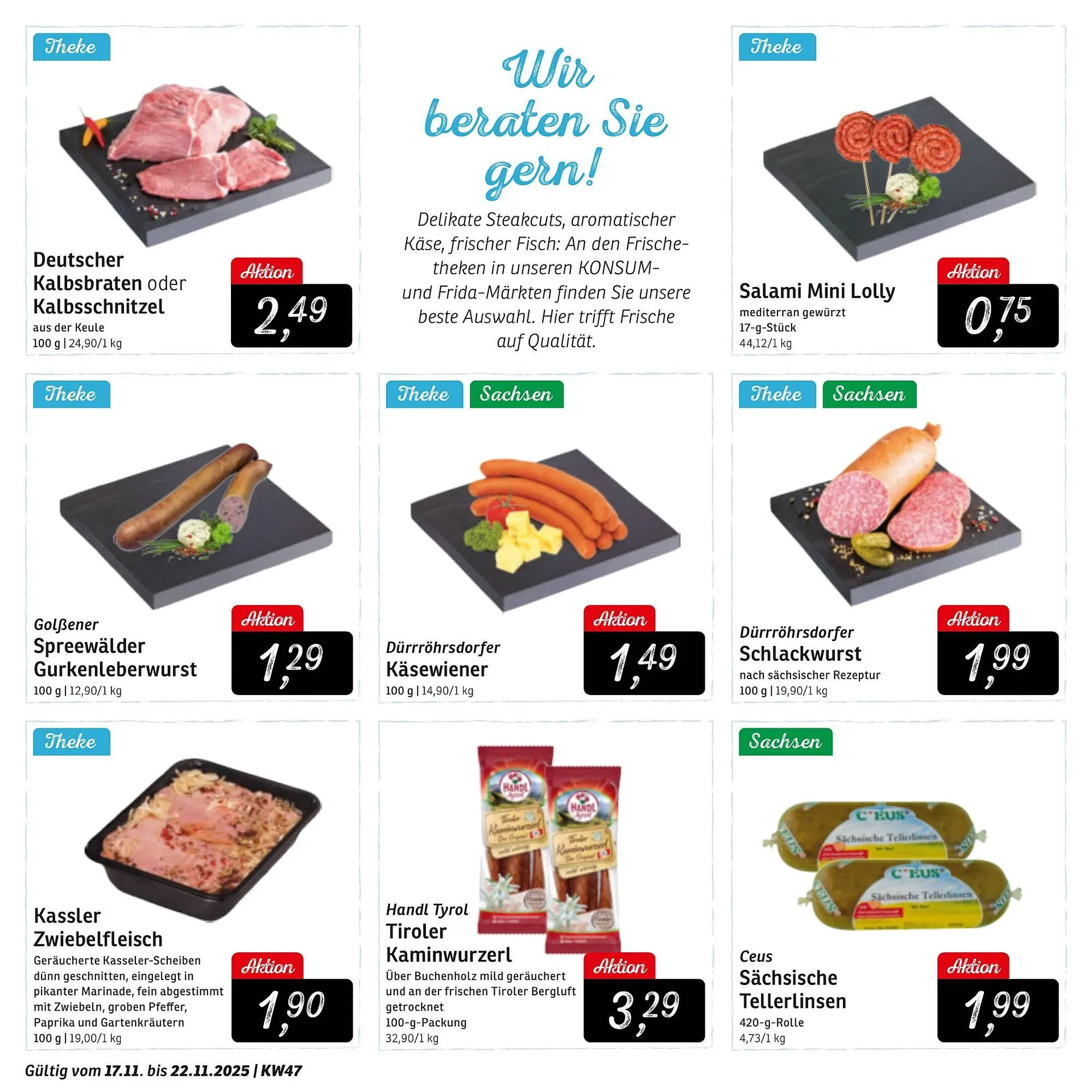 KONSUM Prospekt von 17. November bis 22. November 2025 - Prospekt seite 4