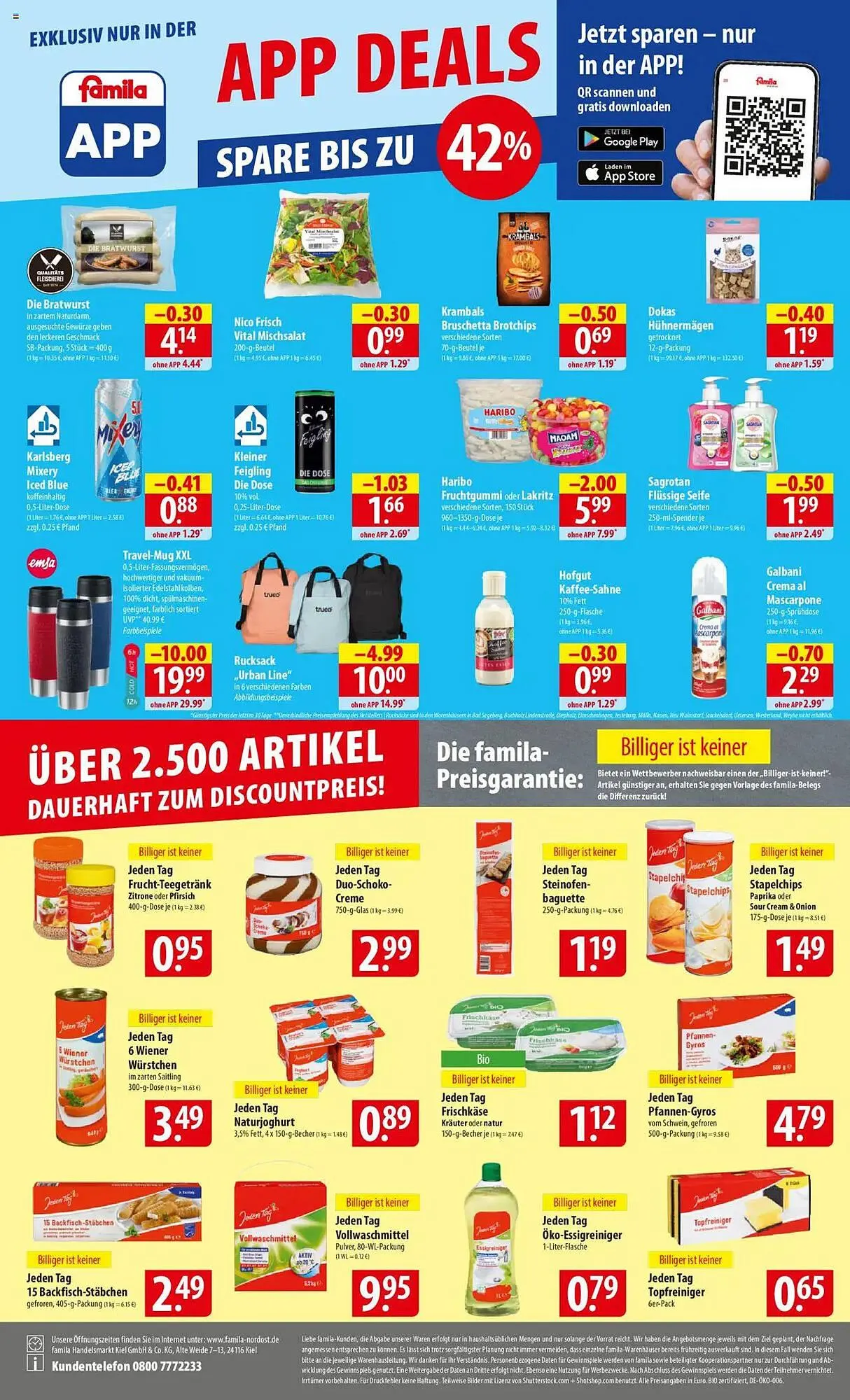 Famila Nord Ost Prospekt von 30. Juni bis 5. Juli 2025 - Prospekt seite 24