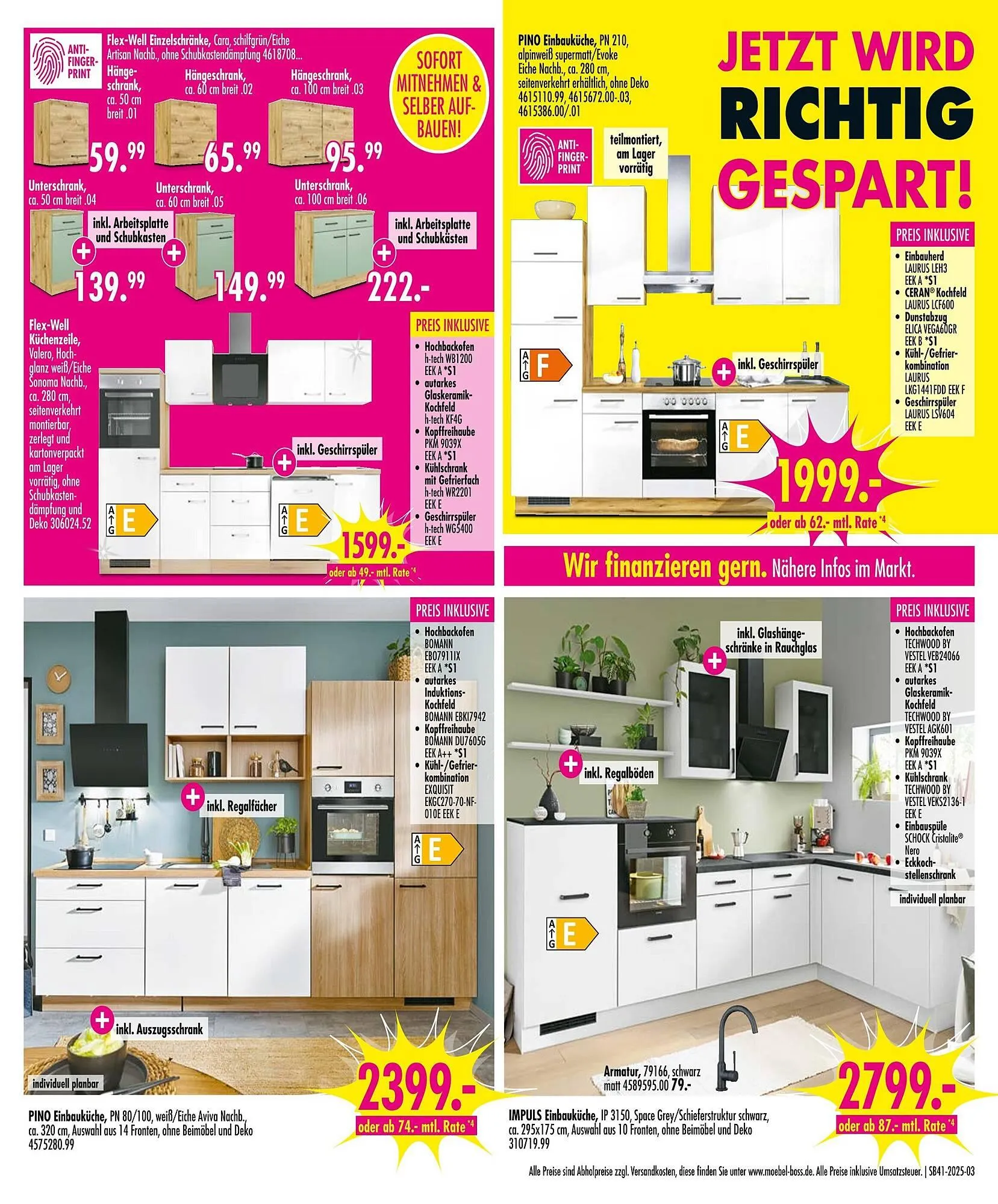 Möbel Boss Prospekt von 4. Oktober bis 10. Oktober 2025 - Prospekt seite 3