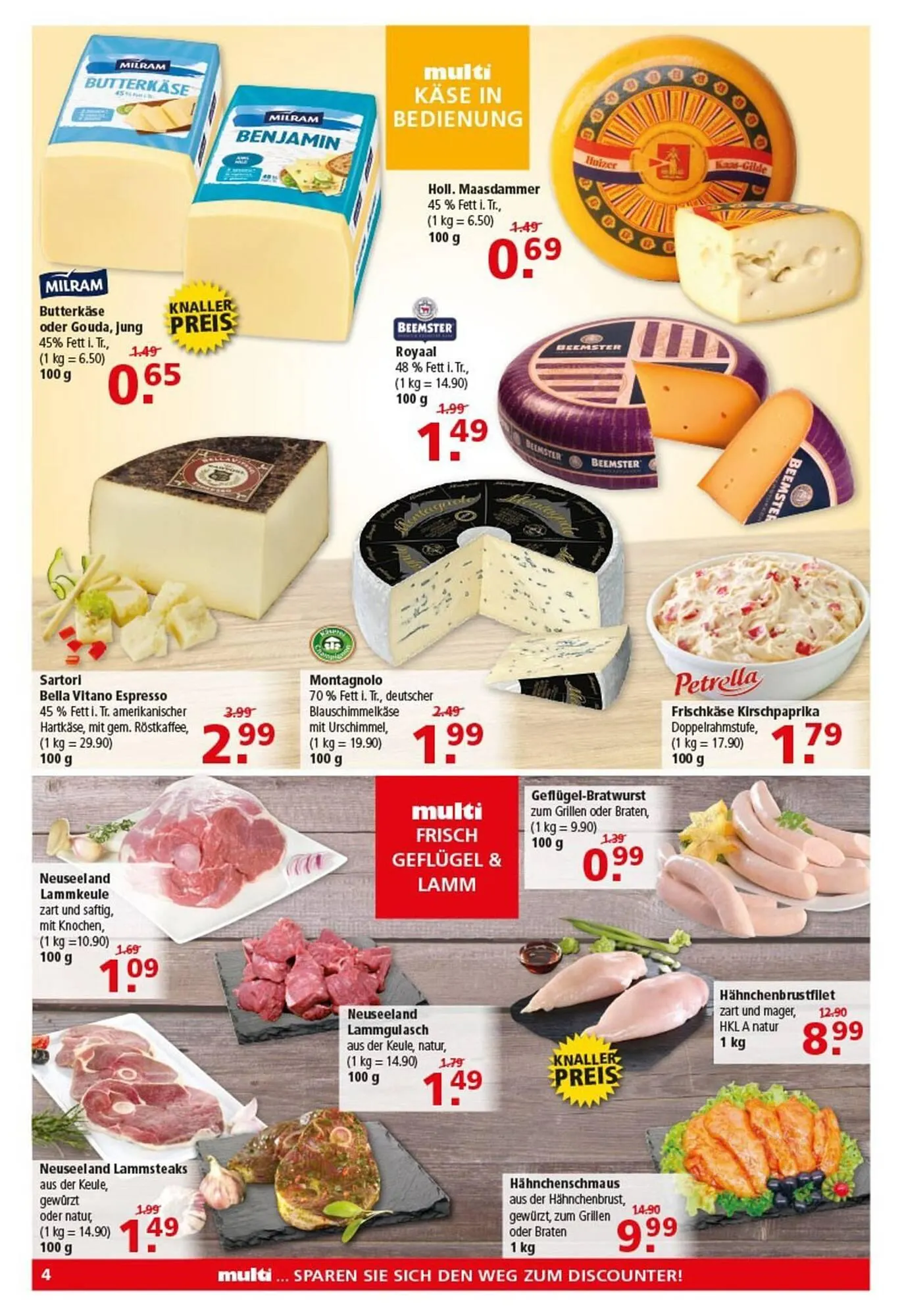 Multi Markt Prospekt von 14. April bis 19. April 2025 - Prospekt seite 4