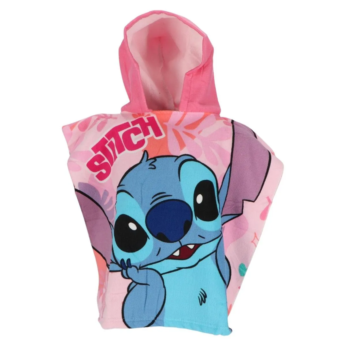 Disney Lilo & Stitch Kinderponcho – 100x55 cm Mikrofaser