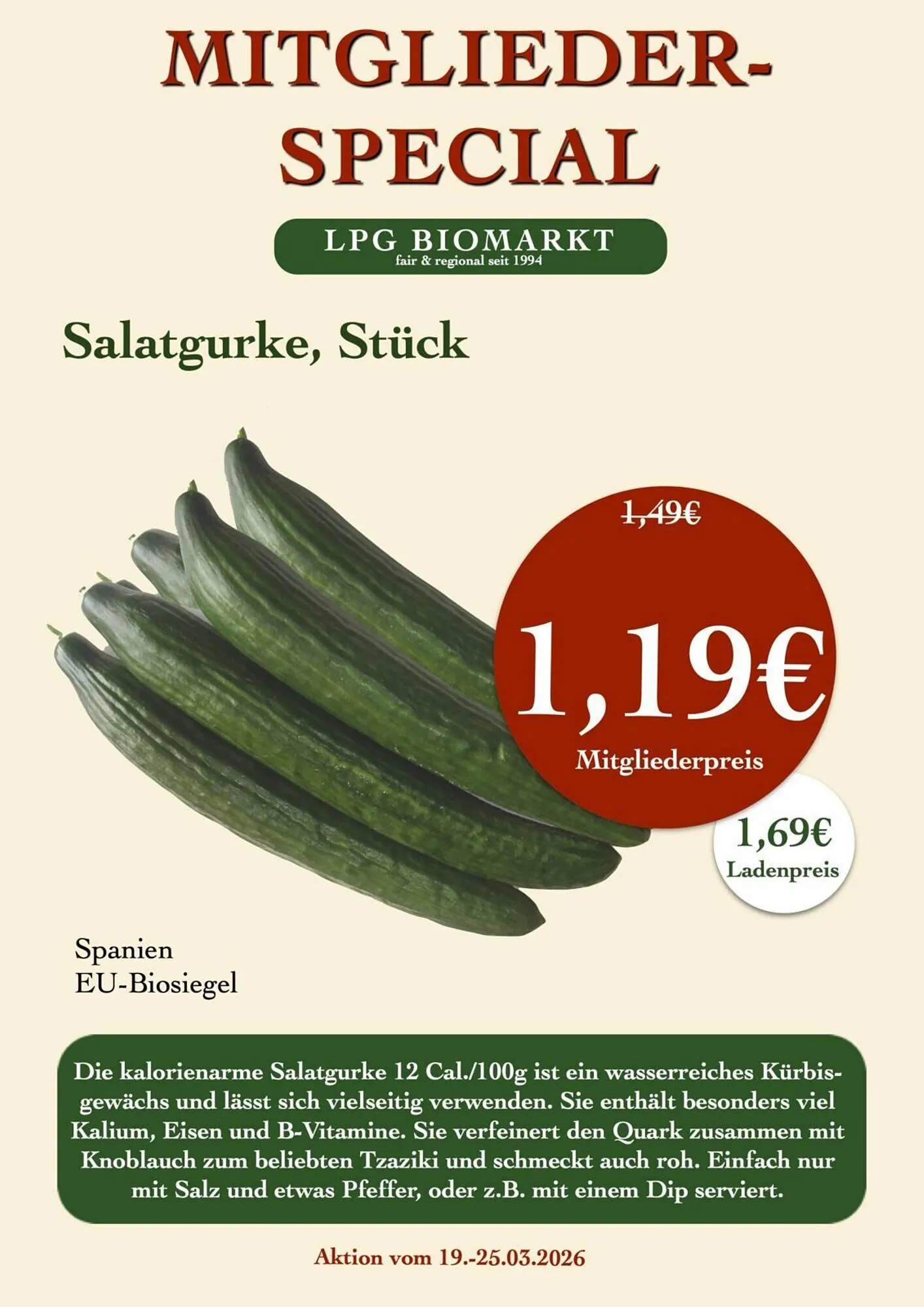 LPG Biomarkt Prospekt von 19. März bis 25. März 2026 - Prospekt seite 8