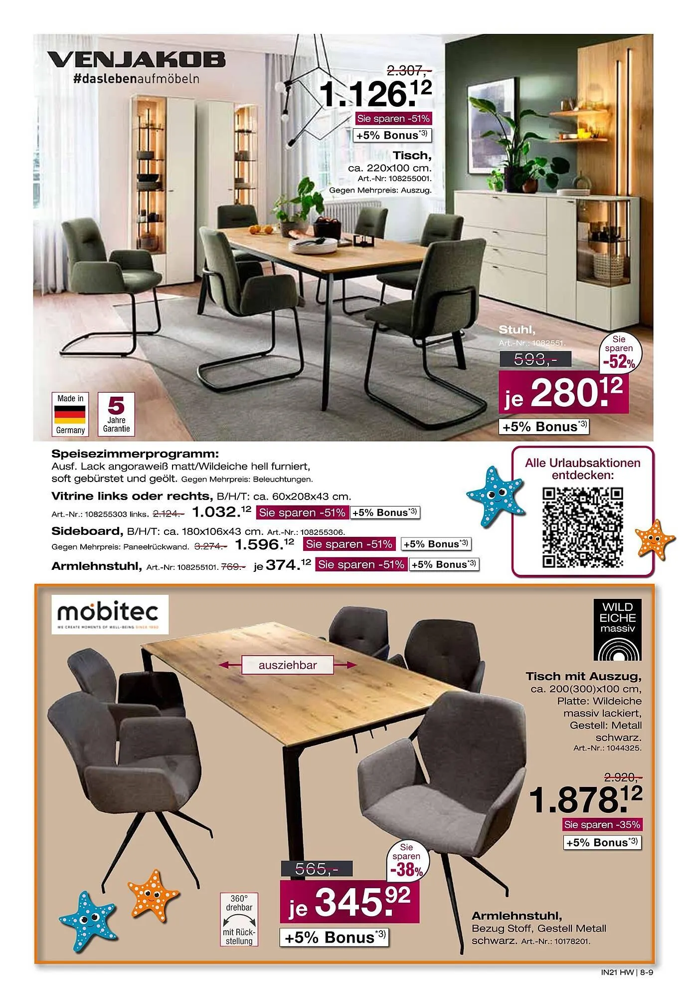 Möbel Inhofer Prospekt von 13. August bis 30. August 2025 - Prospekt seite 9