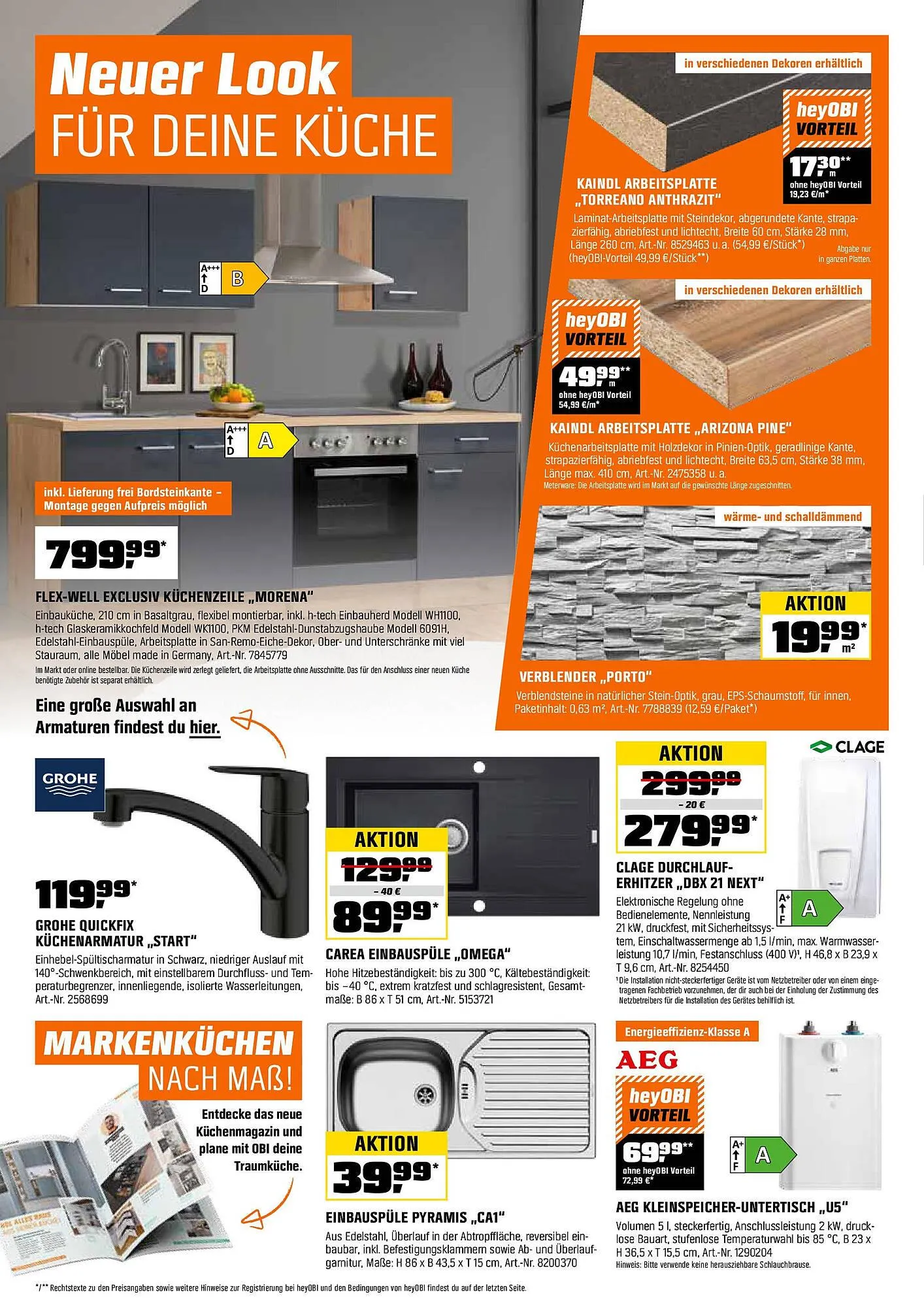 OBI Prospekt von 31. Juli bis 14. August 2025 - Prospekt seite 20