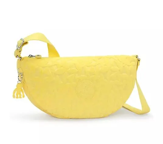 KIPLING® Midi-Umhängetasche Julisa Frottee Blätter-Dessin