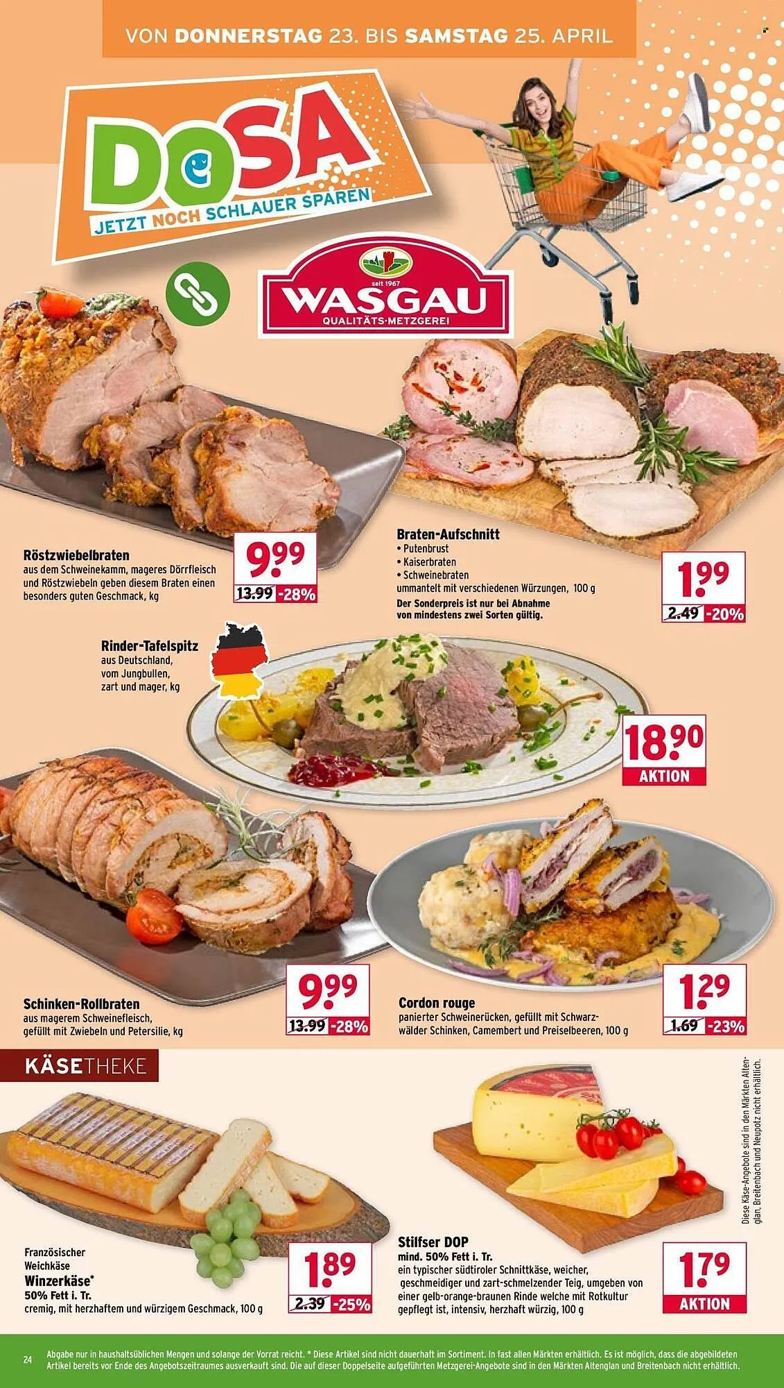 Wasgau Prospekt von 20. April bis 25. April 2026 - Prospekt seite 24