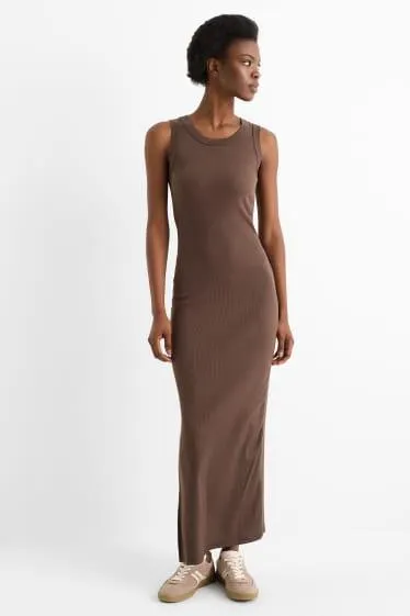 Bodycon dress - ribbed