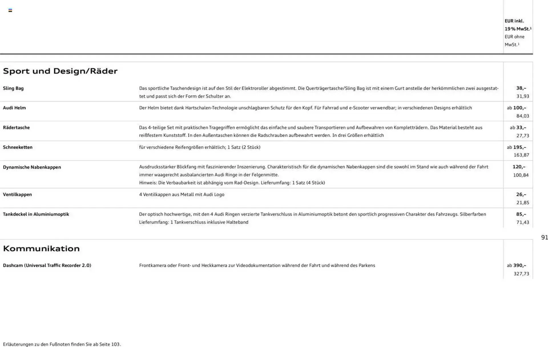 Audi Prospekt von 29. Januar bis 9. Januar 2026 - Prospekt seite 195